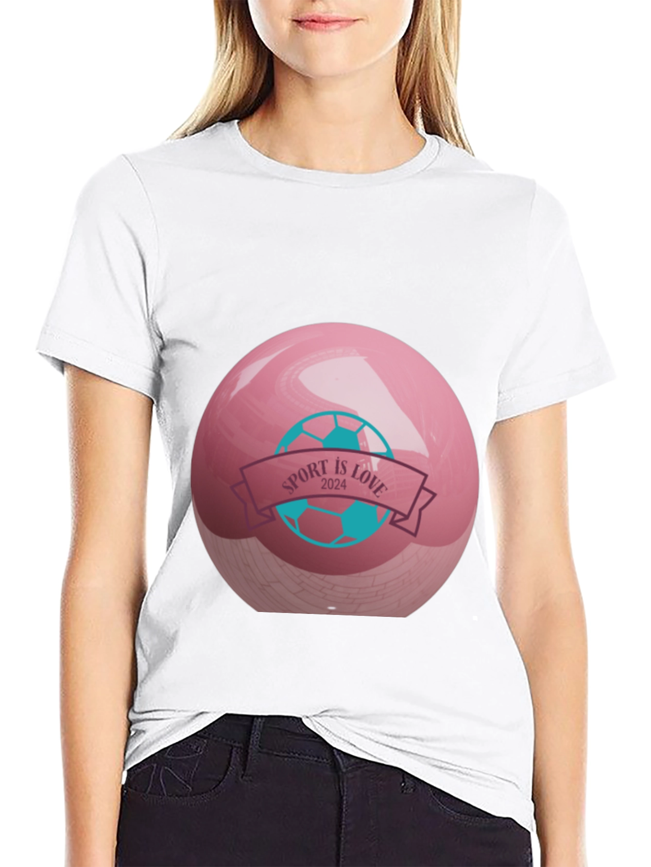 Sport is Love 2024 Black T-Shirt