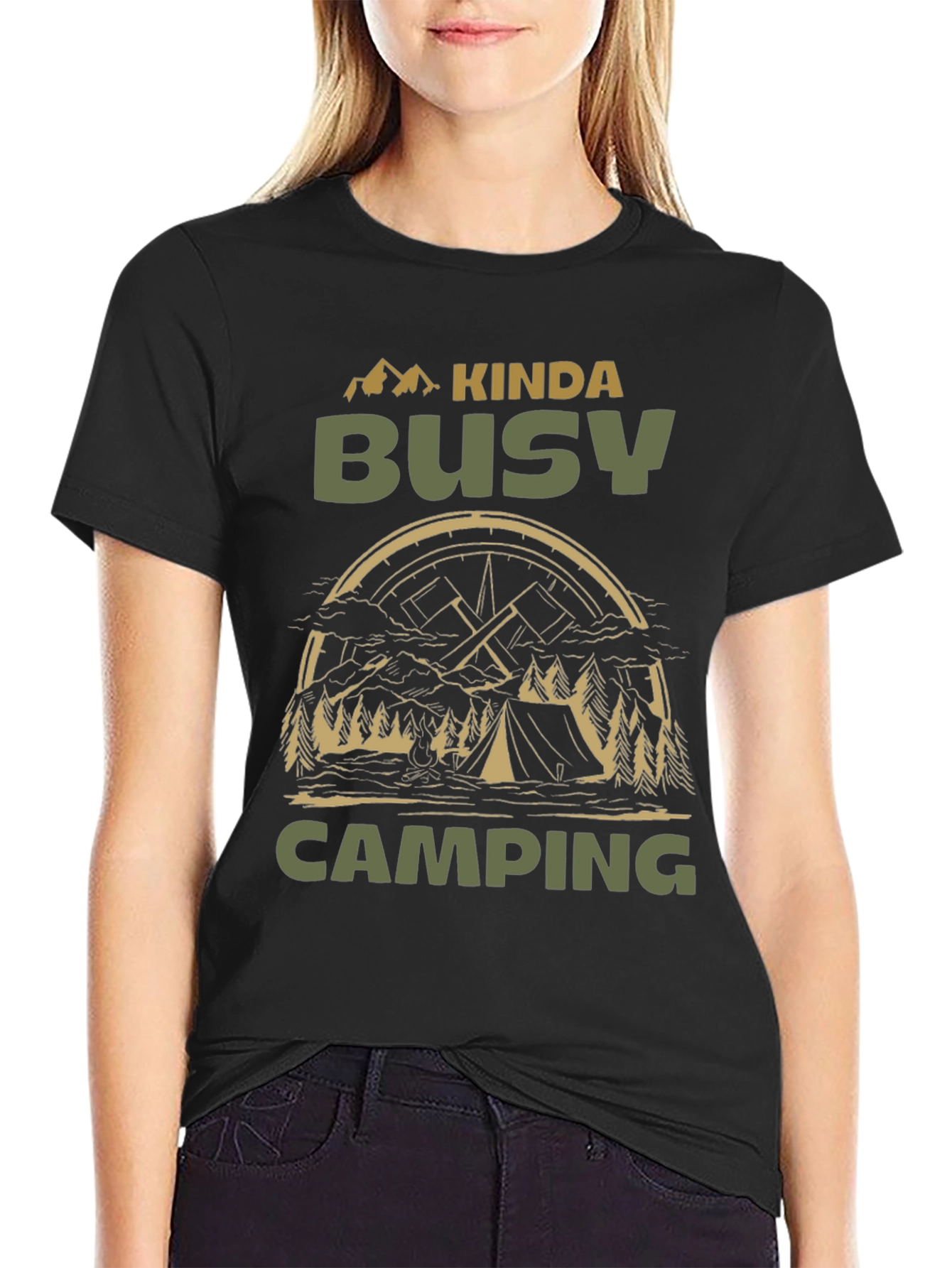 Kinda Busy Camping T-Shirt
