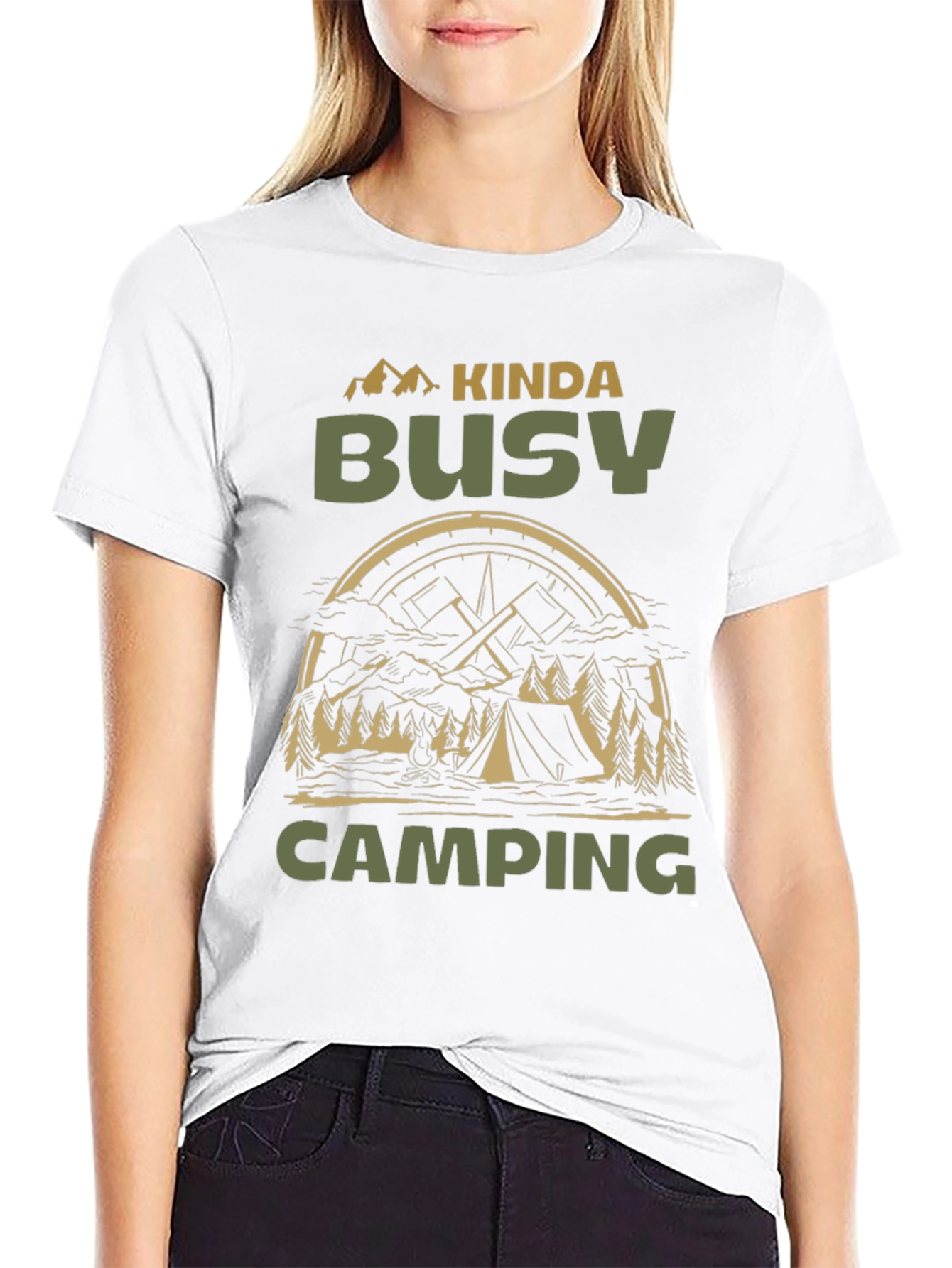 Kinda Busy Camping T-Shirt