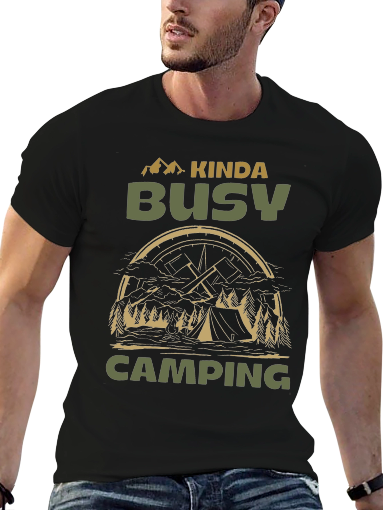 Kinda Busy Camping T-Shirt