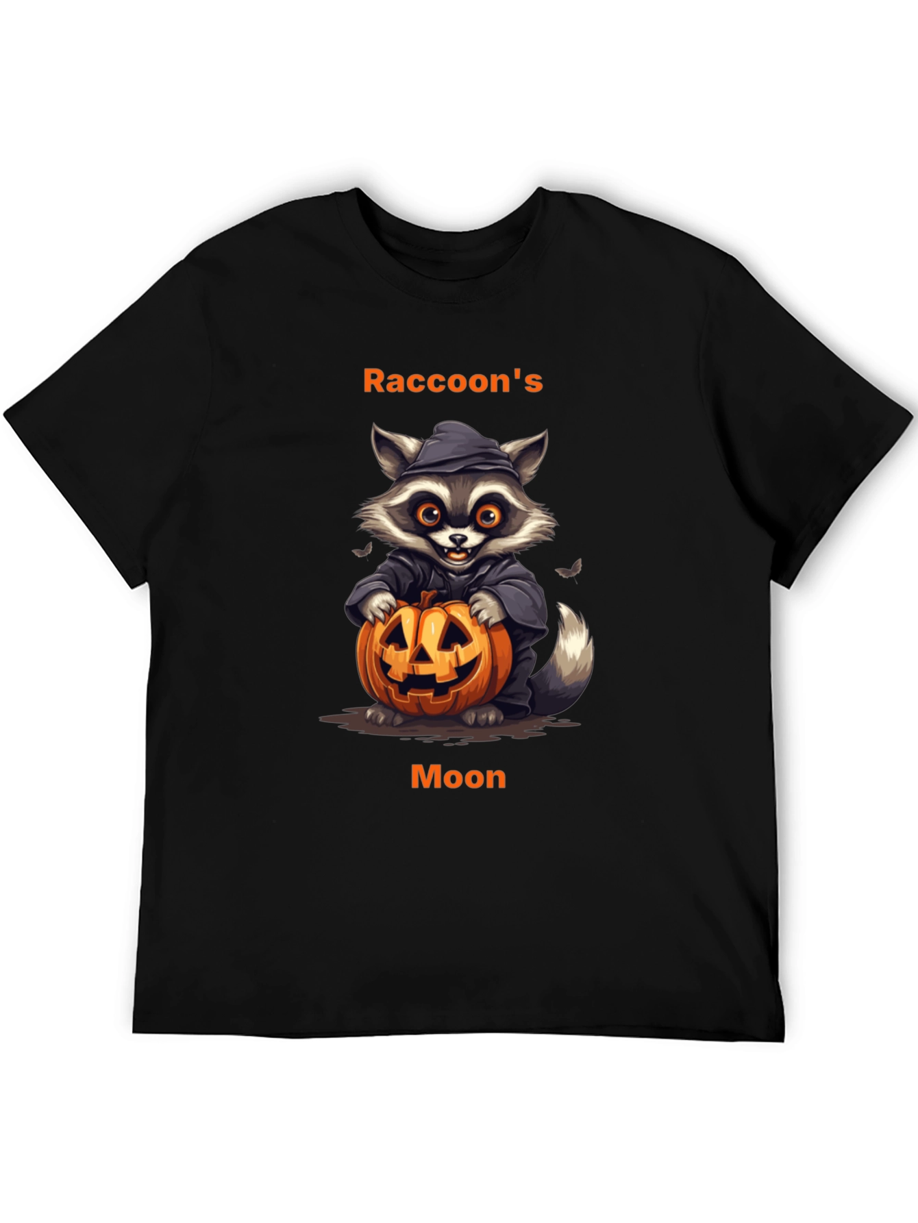 Raccoons Moon Halloween T-Shirt
