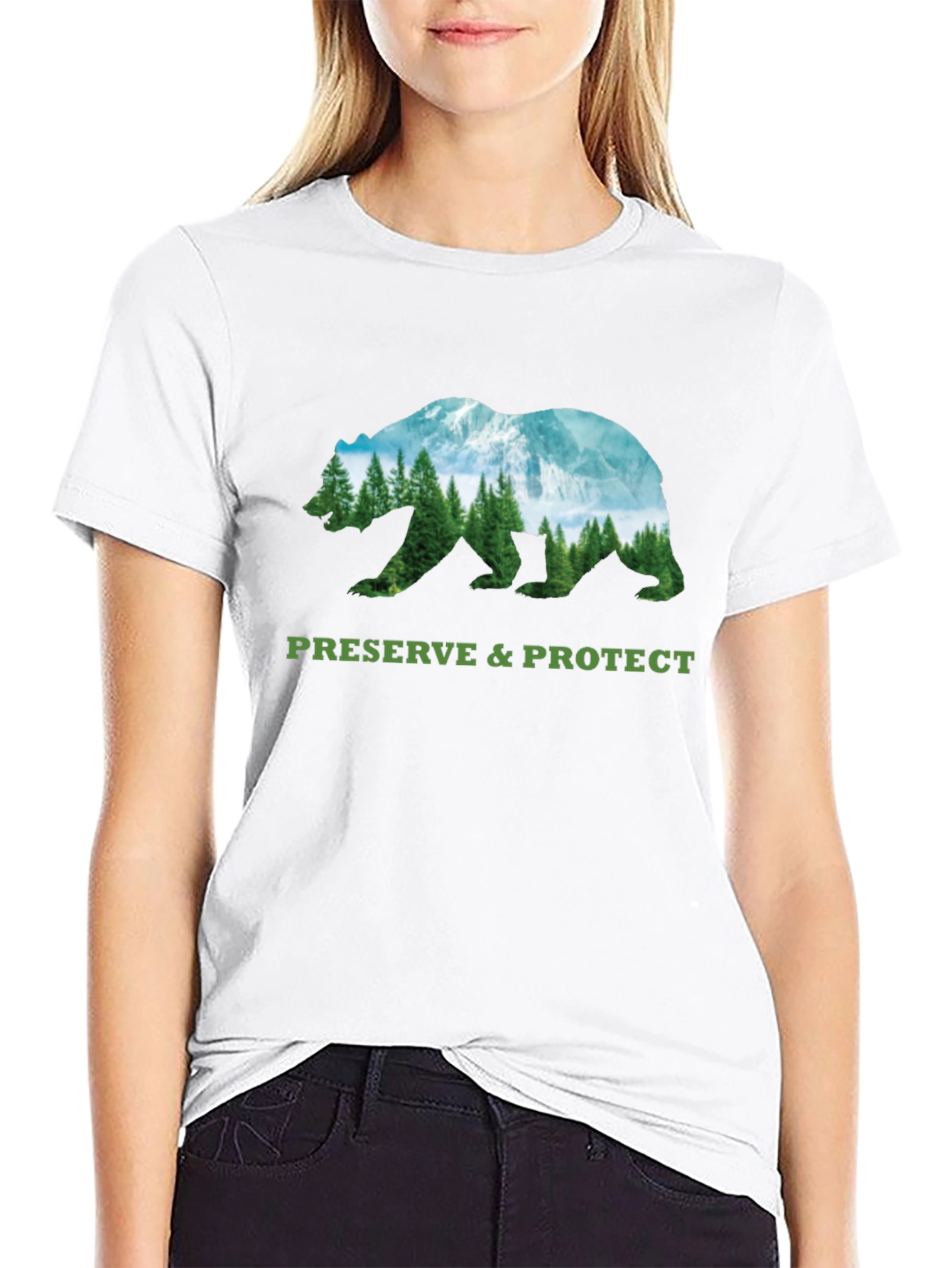 Preserve & Protect Bear Graphic Tee