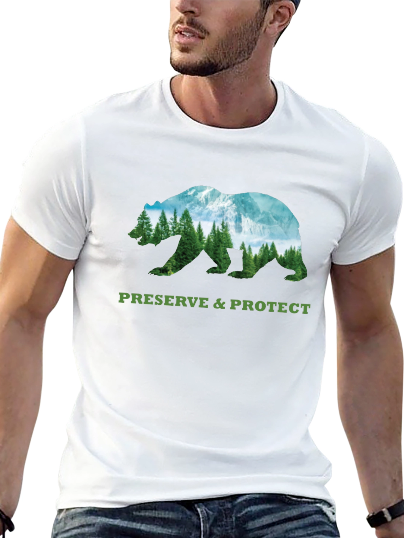Preserve & Protect Bear Graphic Tee