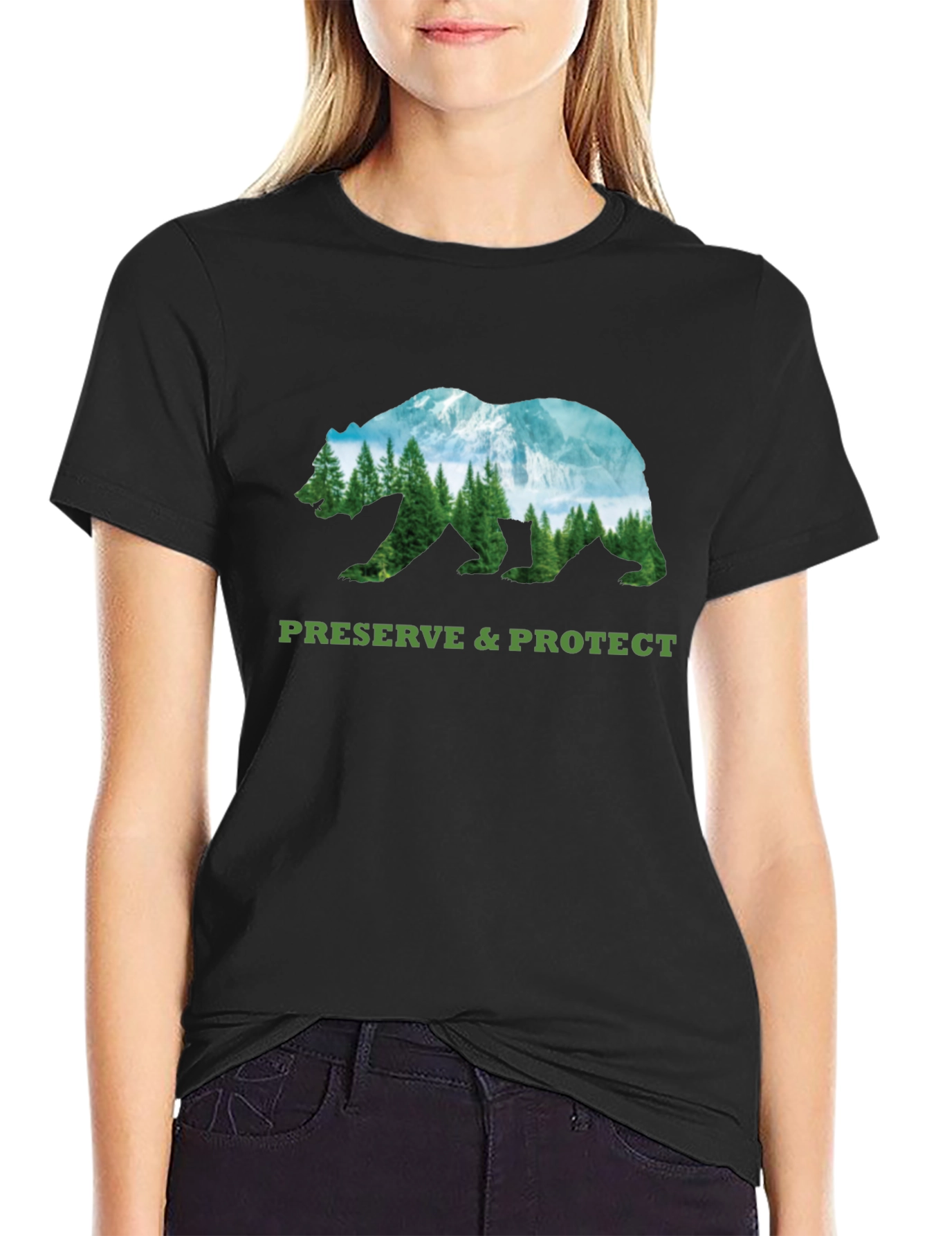 Preserve & Protect Bear Graphic Tee