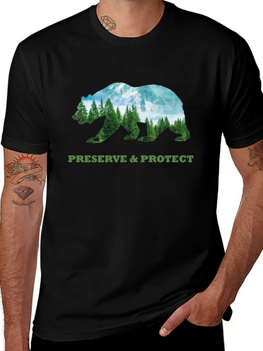 Preserve & Protect Bear Graphic Tee