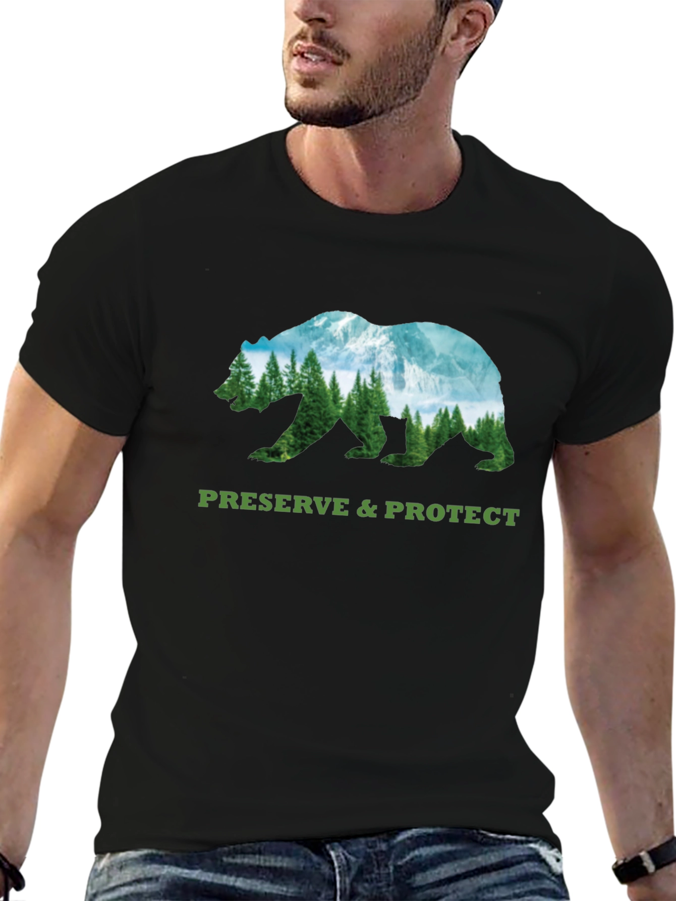 Preserve & Protect Bear Graphic Tee