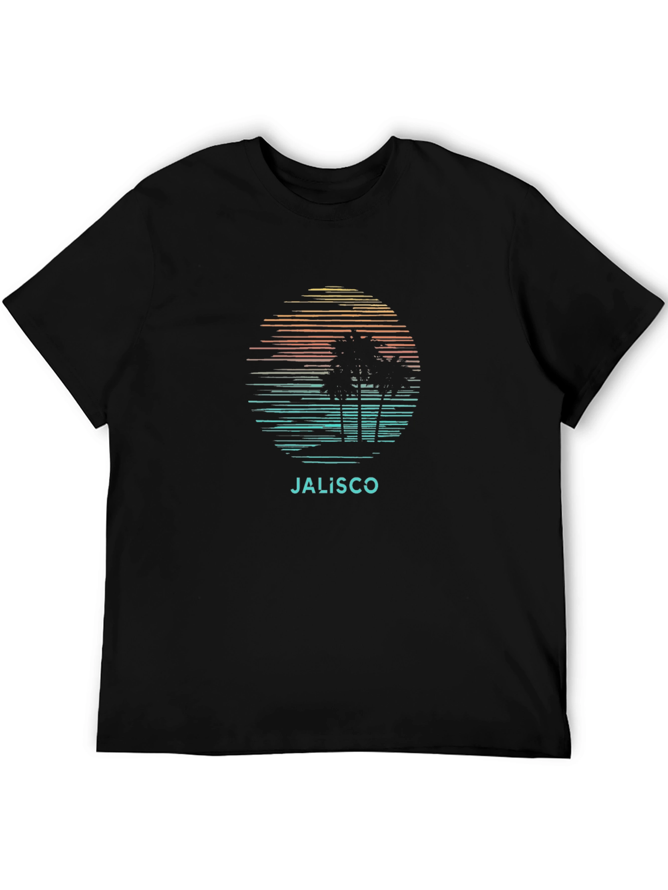 Jalisco Sunset Palm Tree T-Shirt