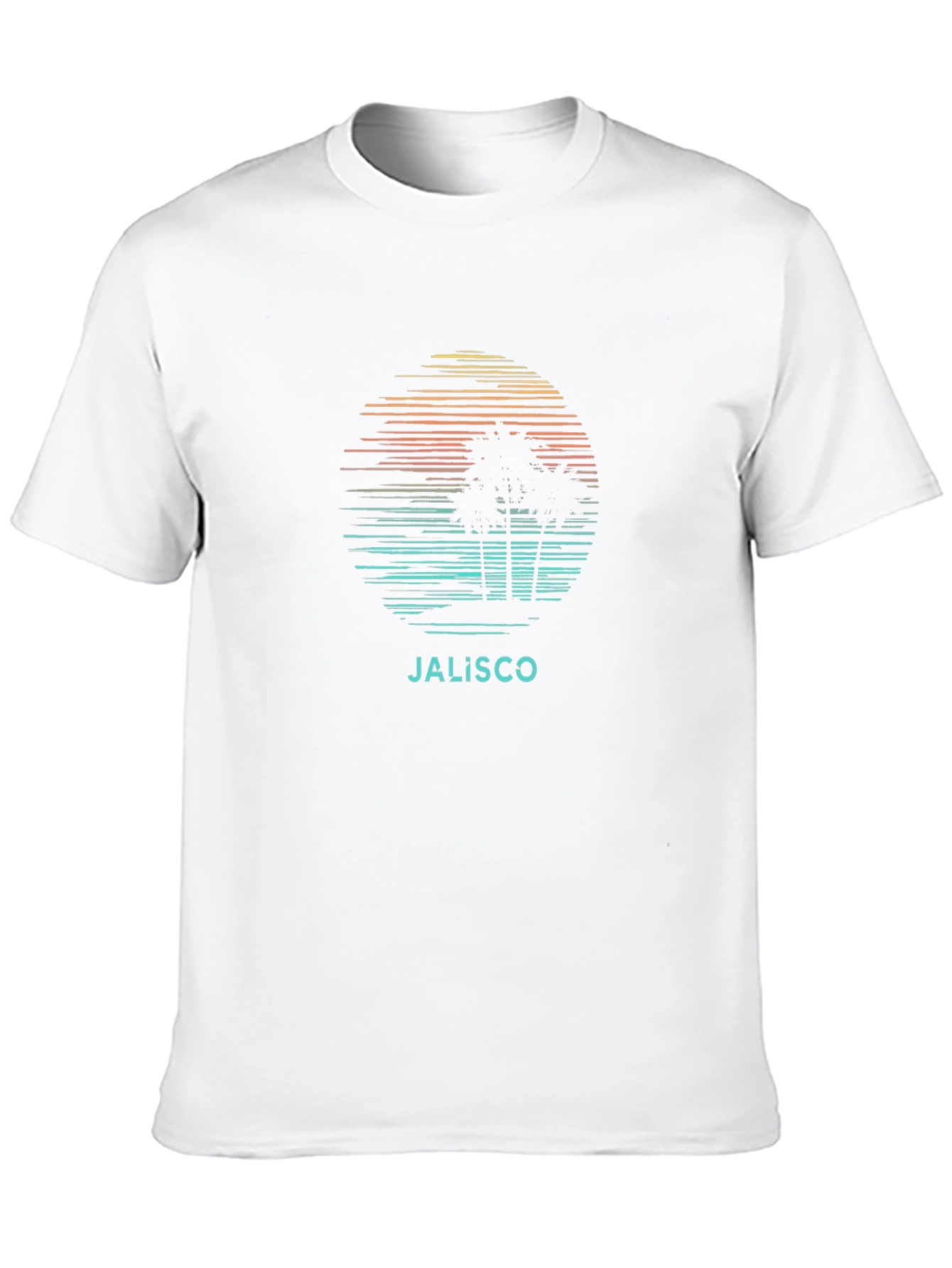 Jalisco Sunset Palm Tree T-Shirt