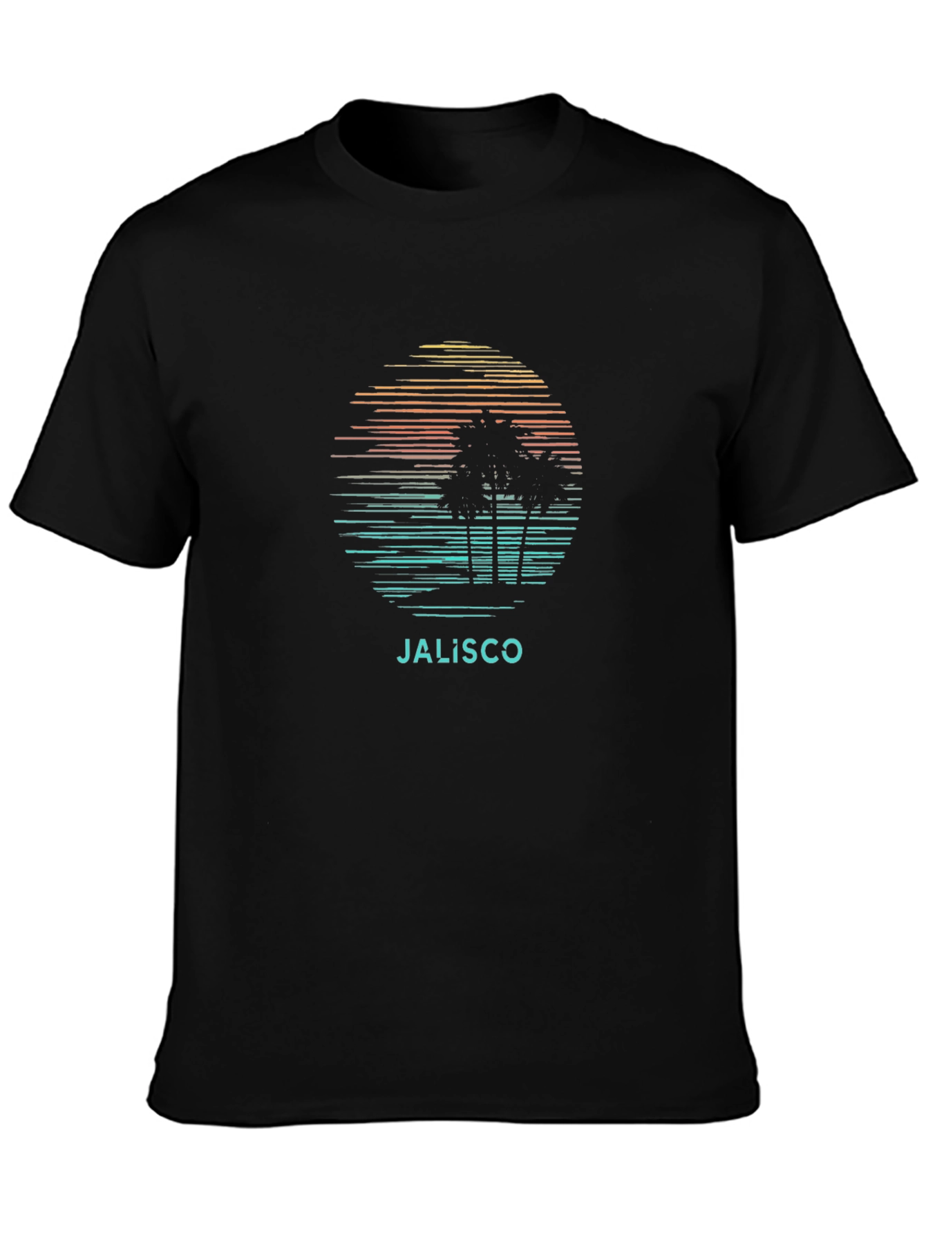 Jalisco Sunset Palm Tree T-Shirt