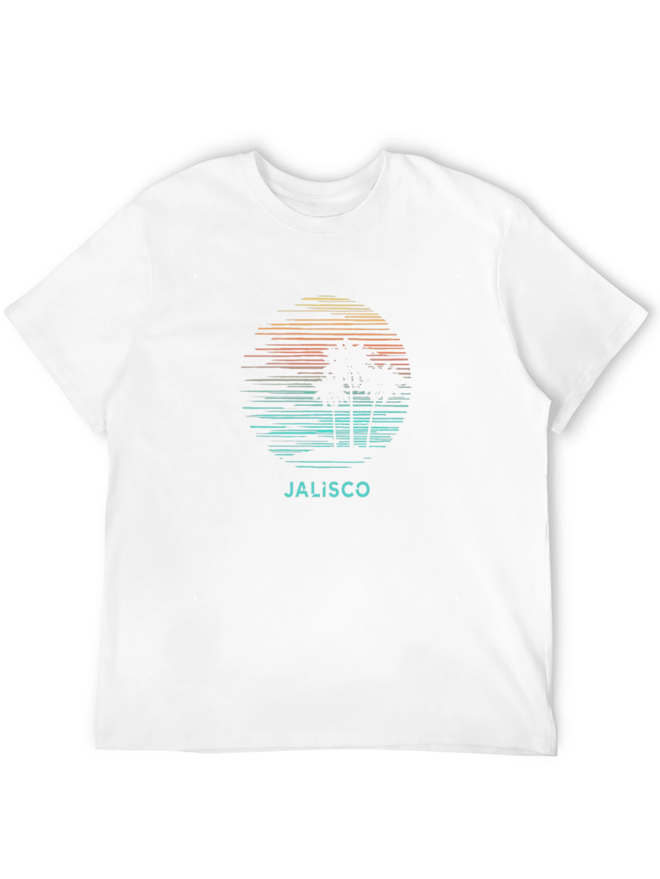 Jalisco Sunset Palm Tree T-Shirt