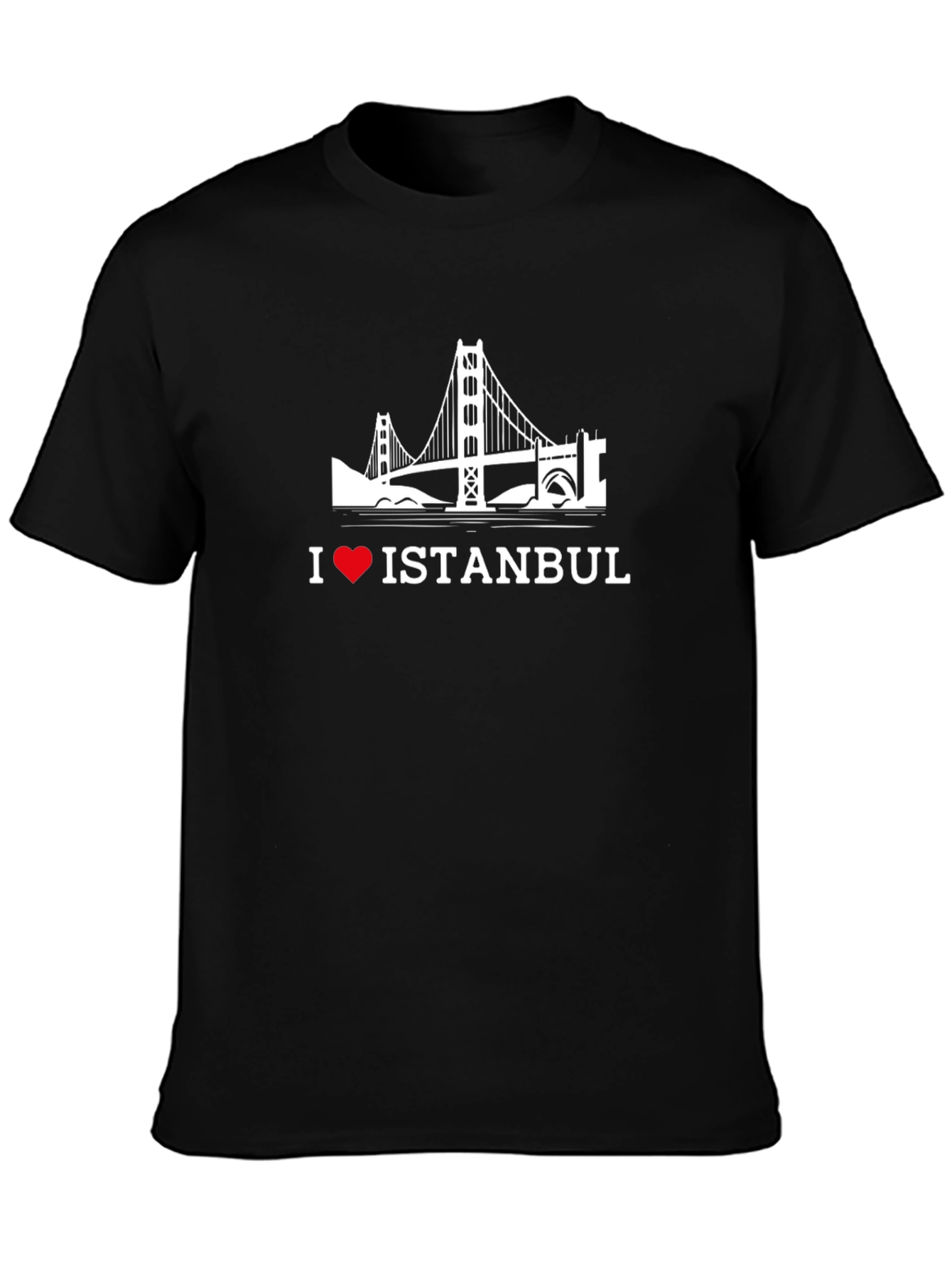 I Love Istanbul Black T-Shirt