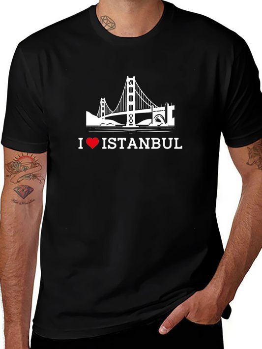 I Love Istanbul Black T-Shirt