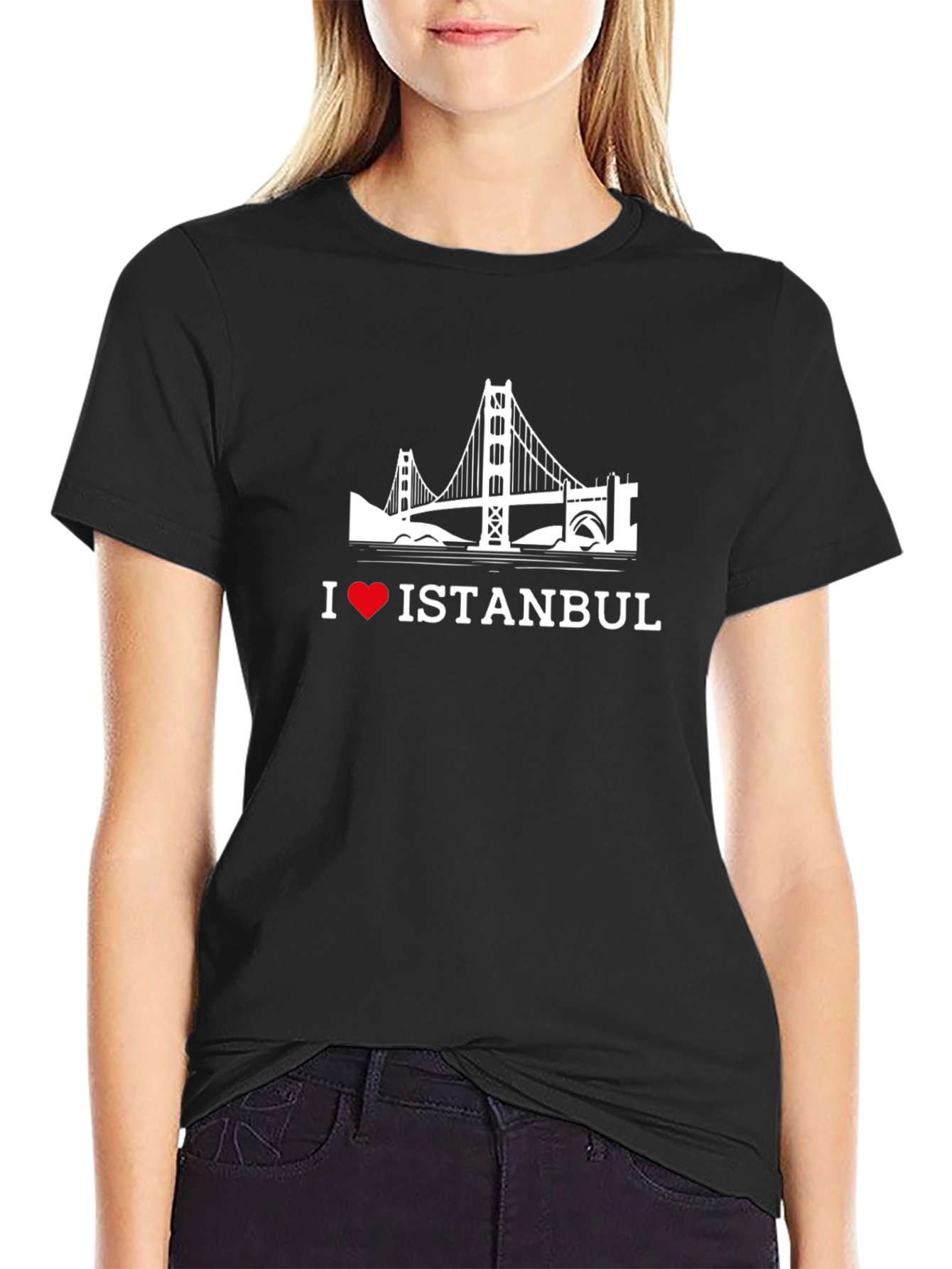 I Love Istanbul Black T-Shirt