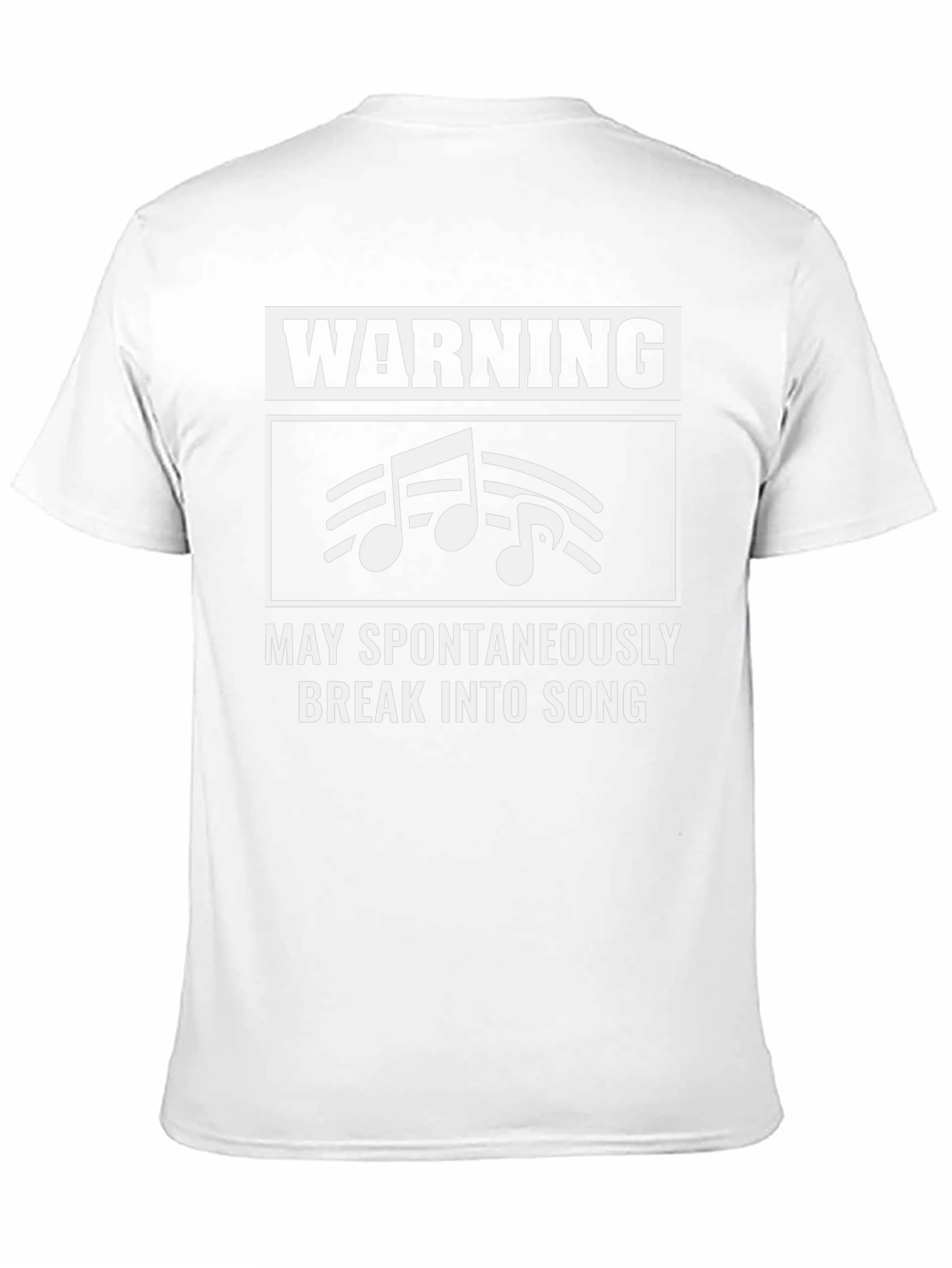 Warning: May Spontaneously Break into Song T-Shirt