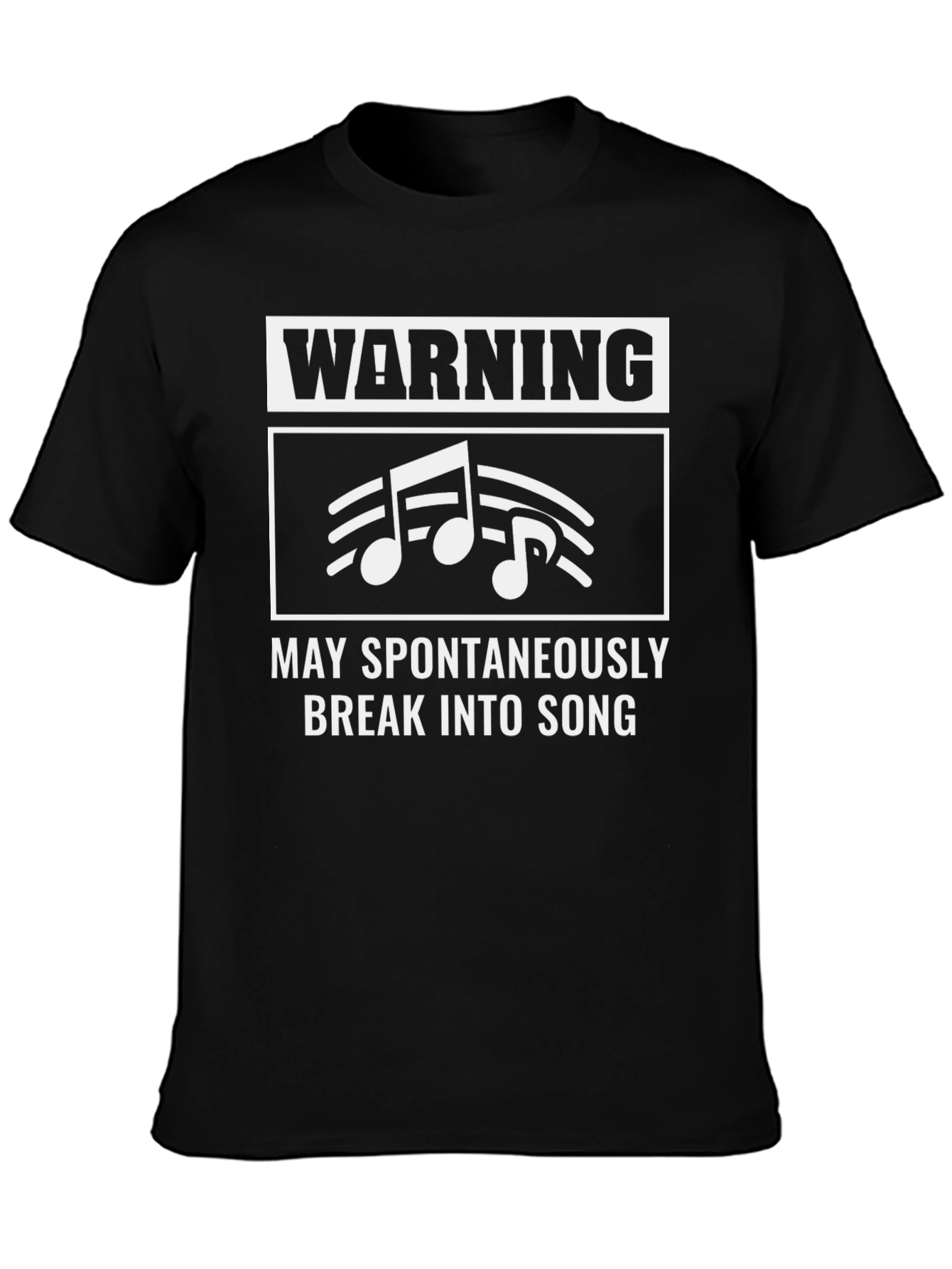 Warning: May Spontaneously Break into Song T-Shirt
