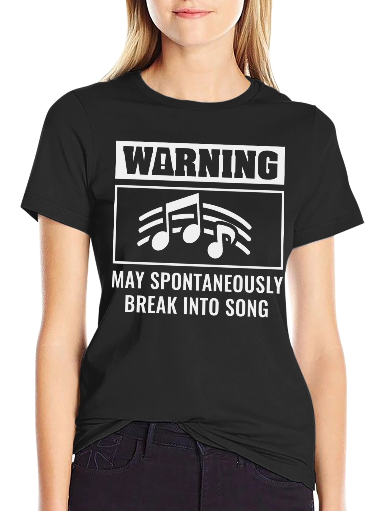 Warning: May Spontaneously Break into Song T-Shirt
