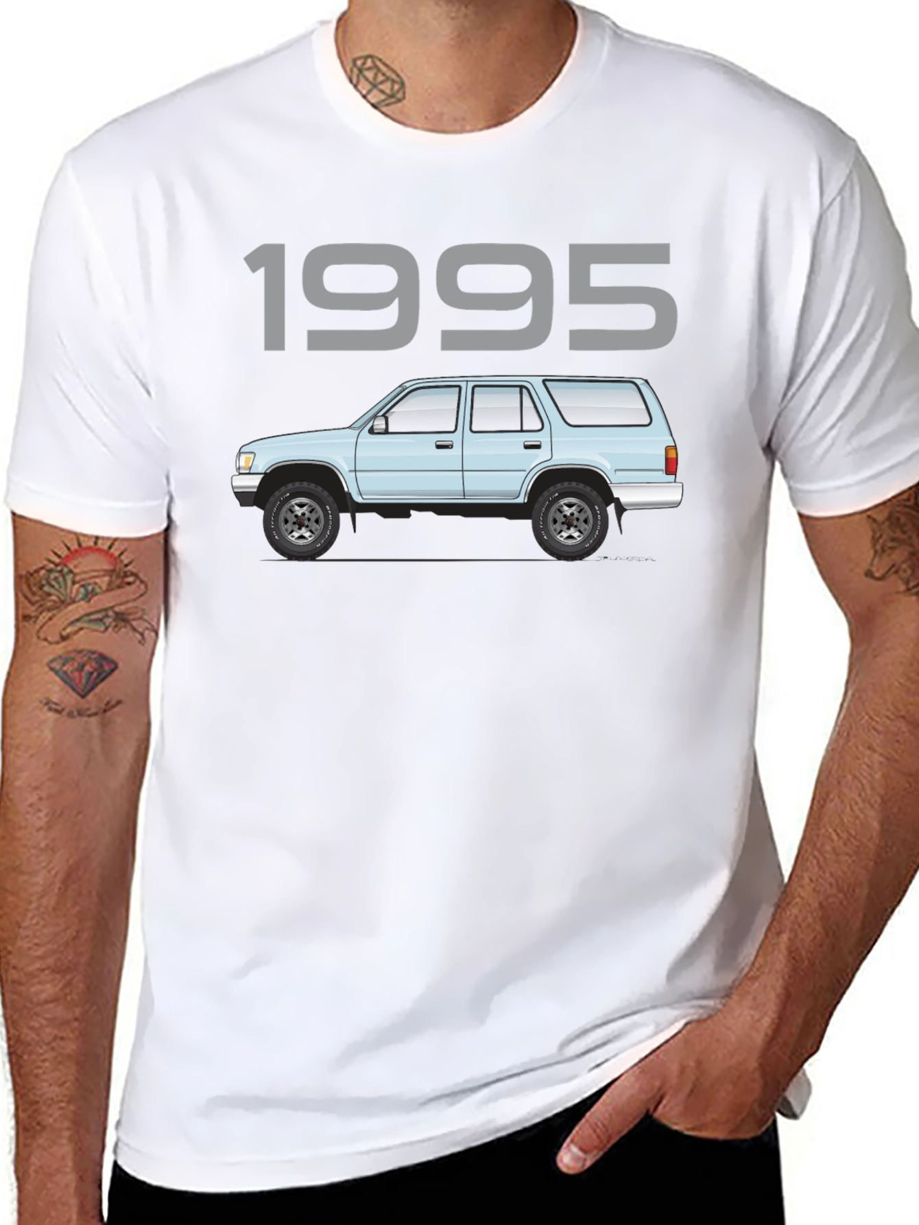 1995 SUV Graphic Tee - Classic Car Shirt