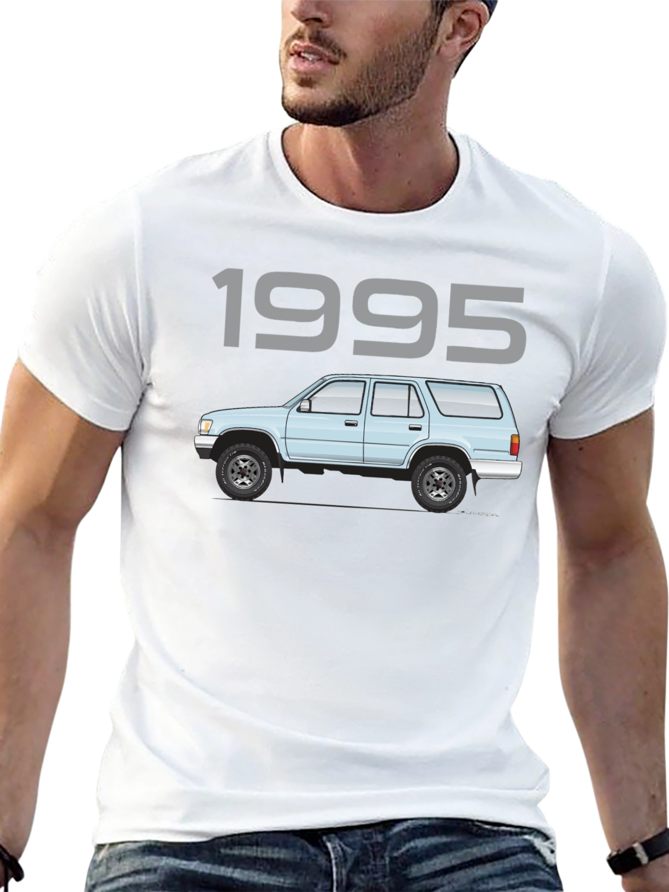 1995 SUV Graphic Tee - Classic Car Shirt