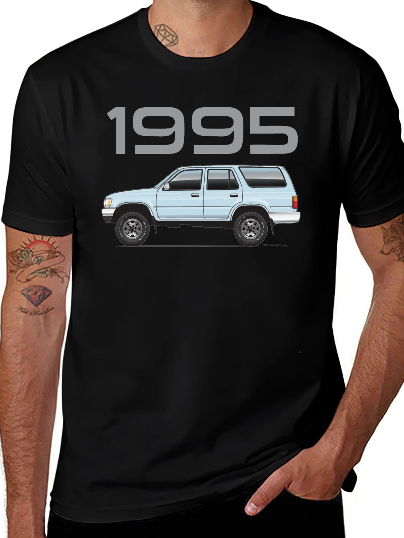 1995 SUV Graphic Tee - Classic Car Shirt