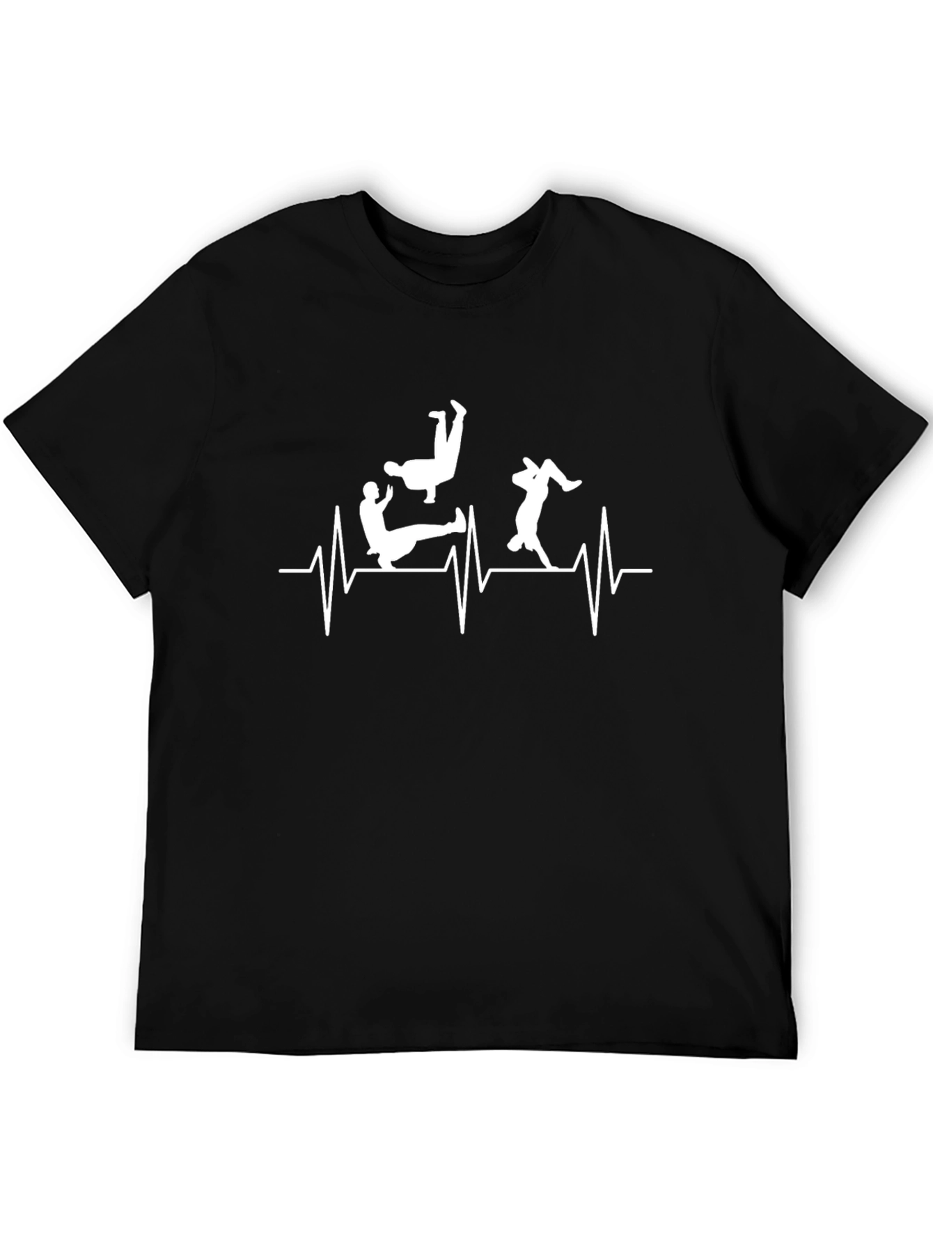 Parkour Heartbeat Tee - Black