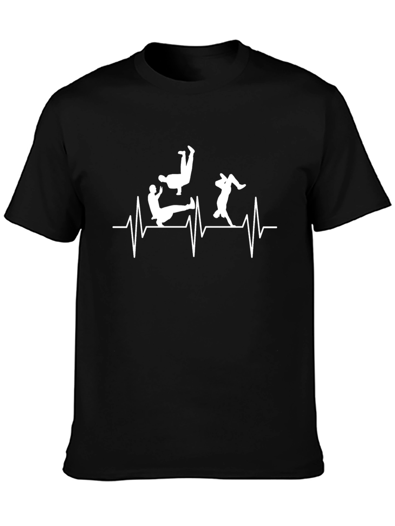 Parkour Heartbeat Tee - Black