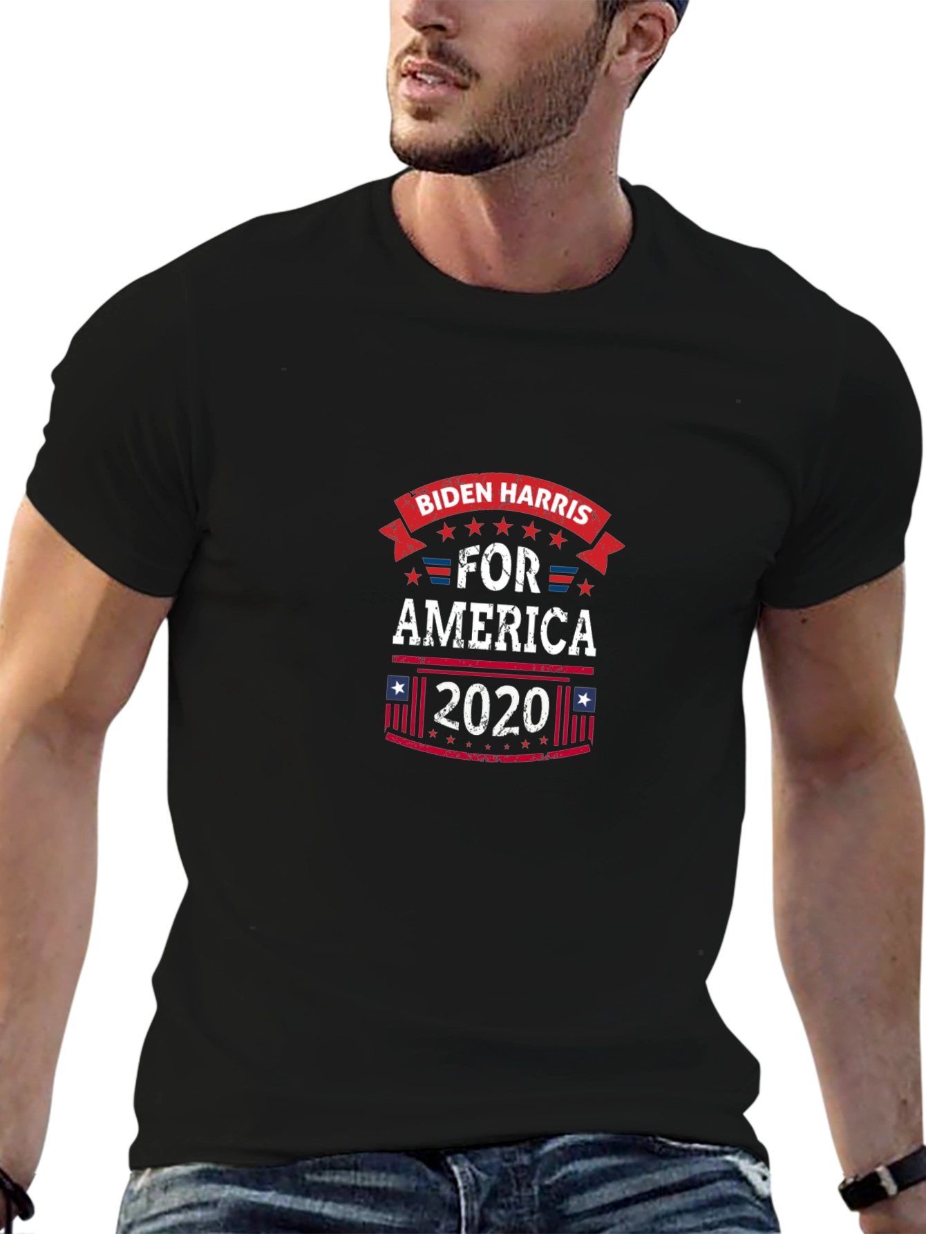 Biden Harris 2020 Graphic Tee - Patriotic Election T-Shirt