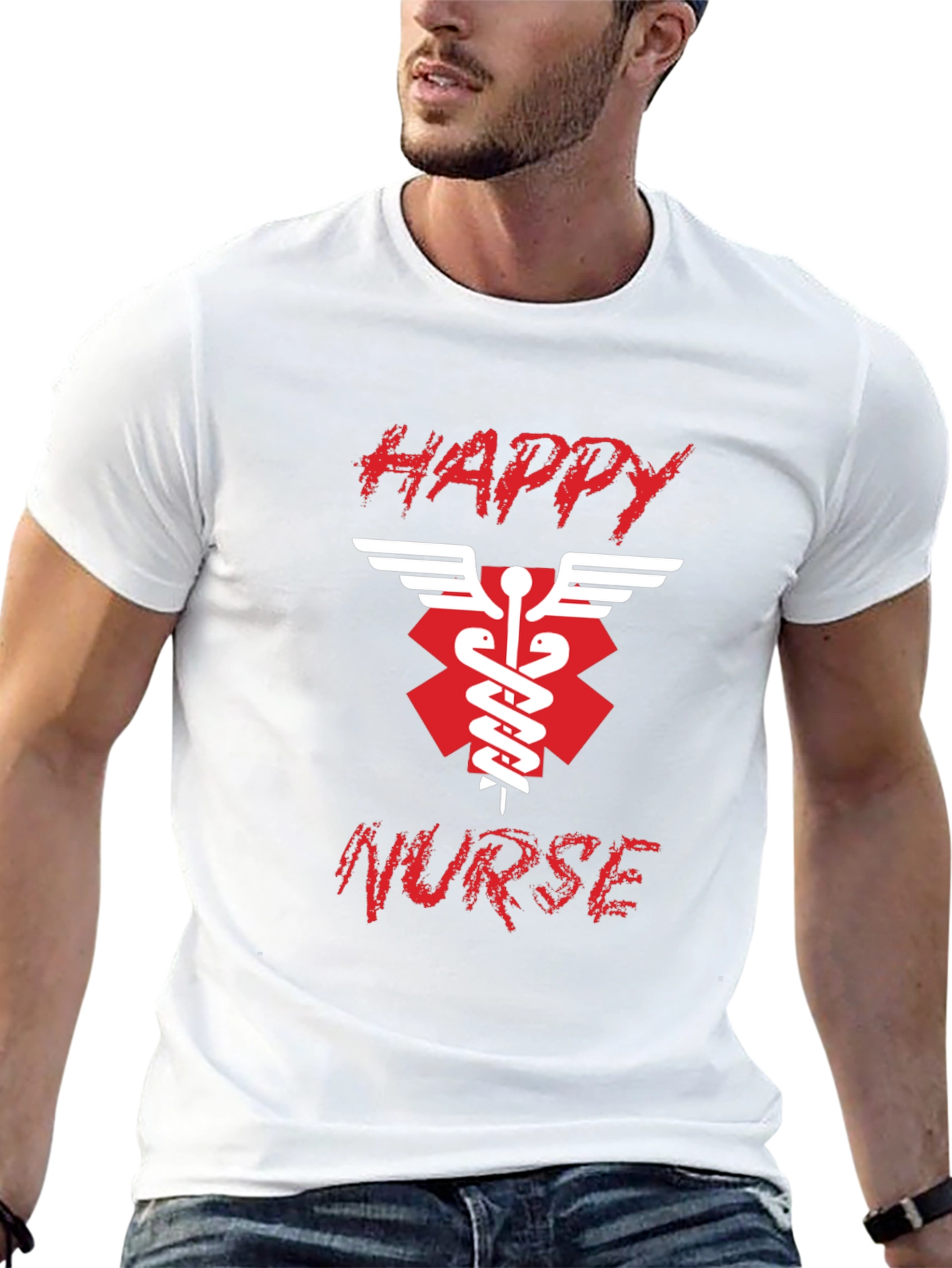 Happy Nurse T-Shirt - Medical Design