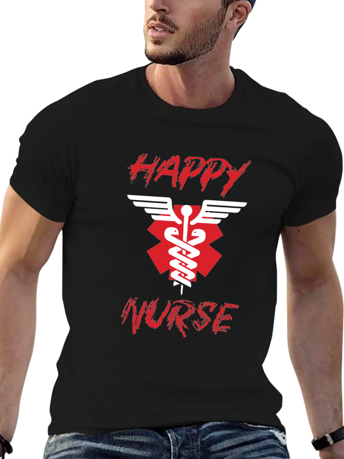Happy Nurse T-Shirt - Medical Design