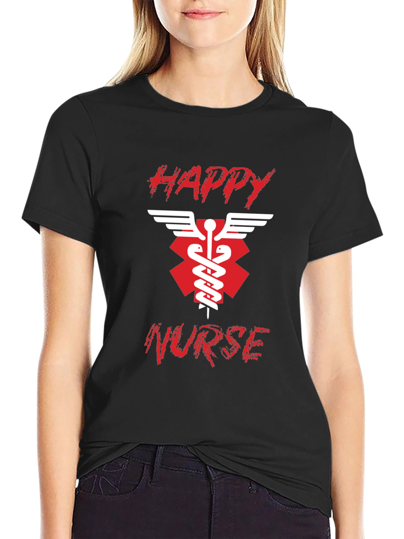 Happy Nurse T-Shirt - Medical Design