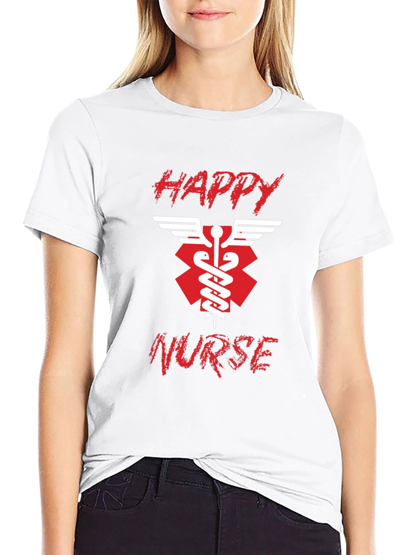 Happy Nurse T-Shirt - Medical Design
