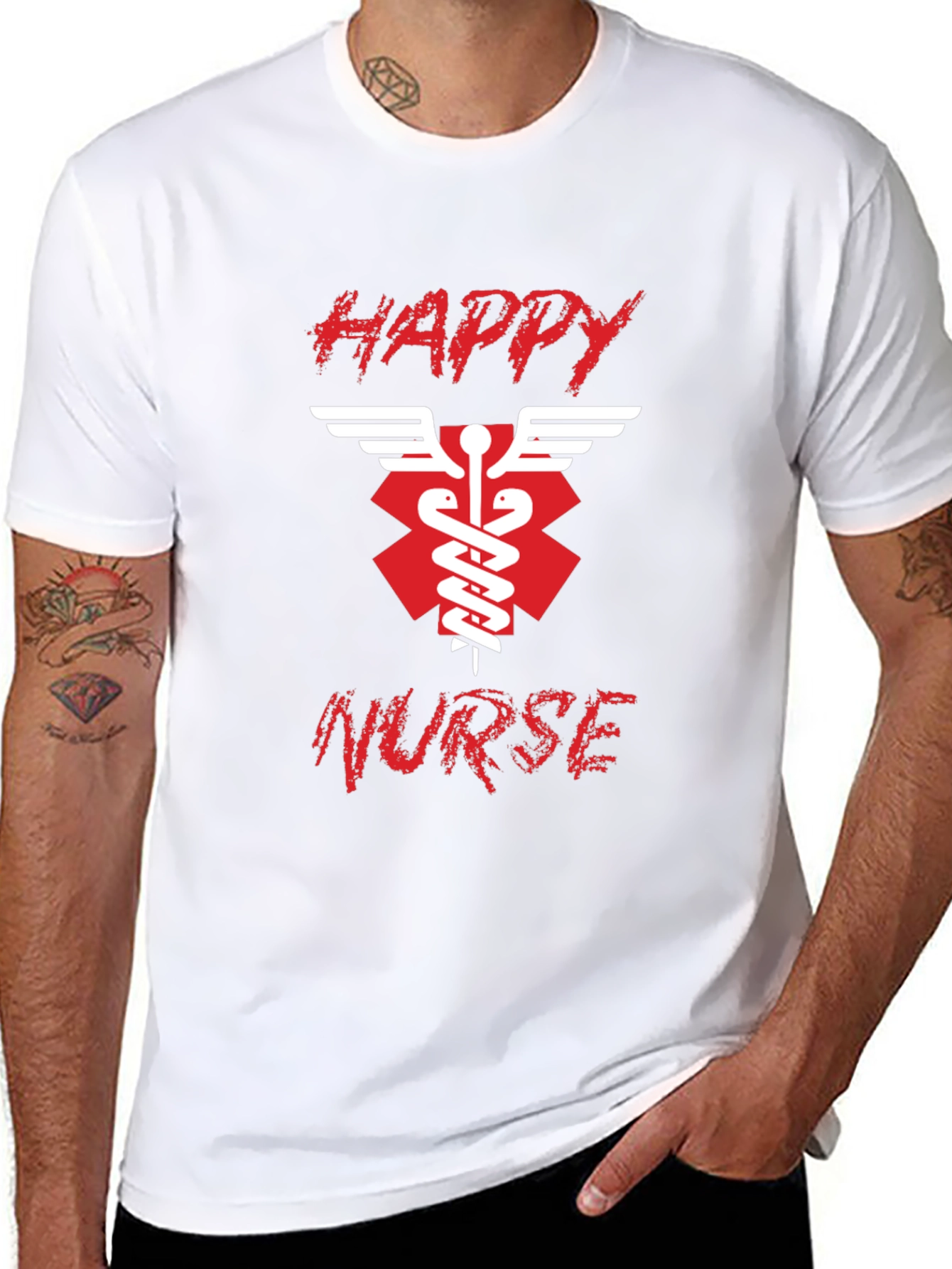 Happy Nurse T-Shirt - Medical Design