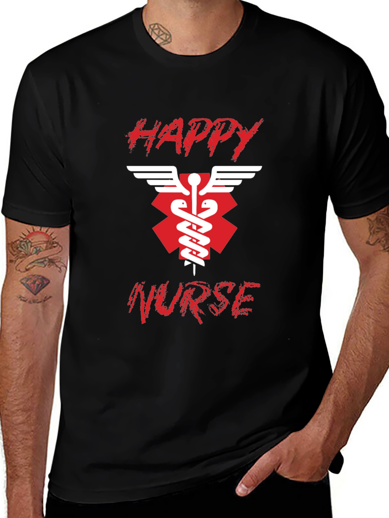 Happy Nurse T-Shirt - Medical Design