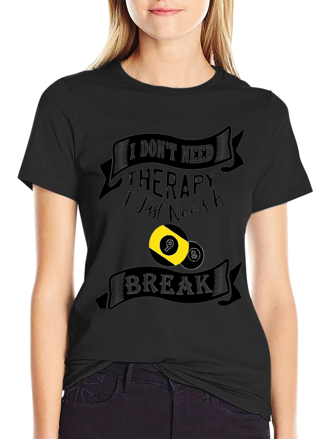 Therapy Break Billiards Graphic Tee