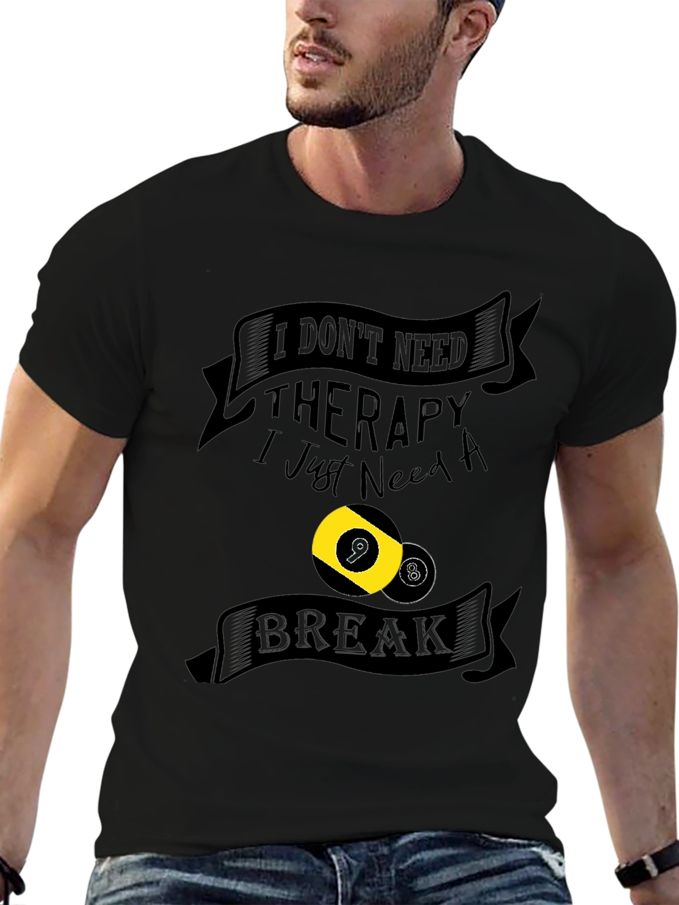 Therapy Break Billiards Graphic Tee