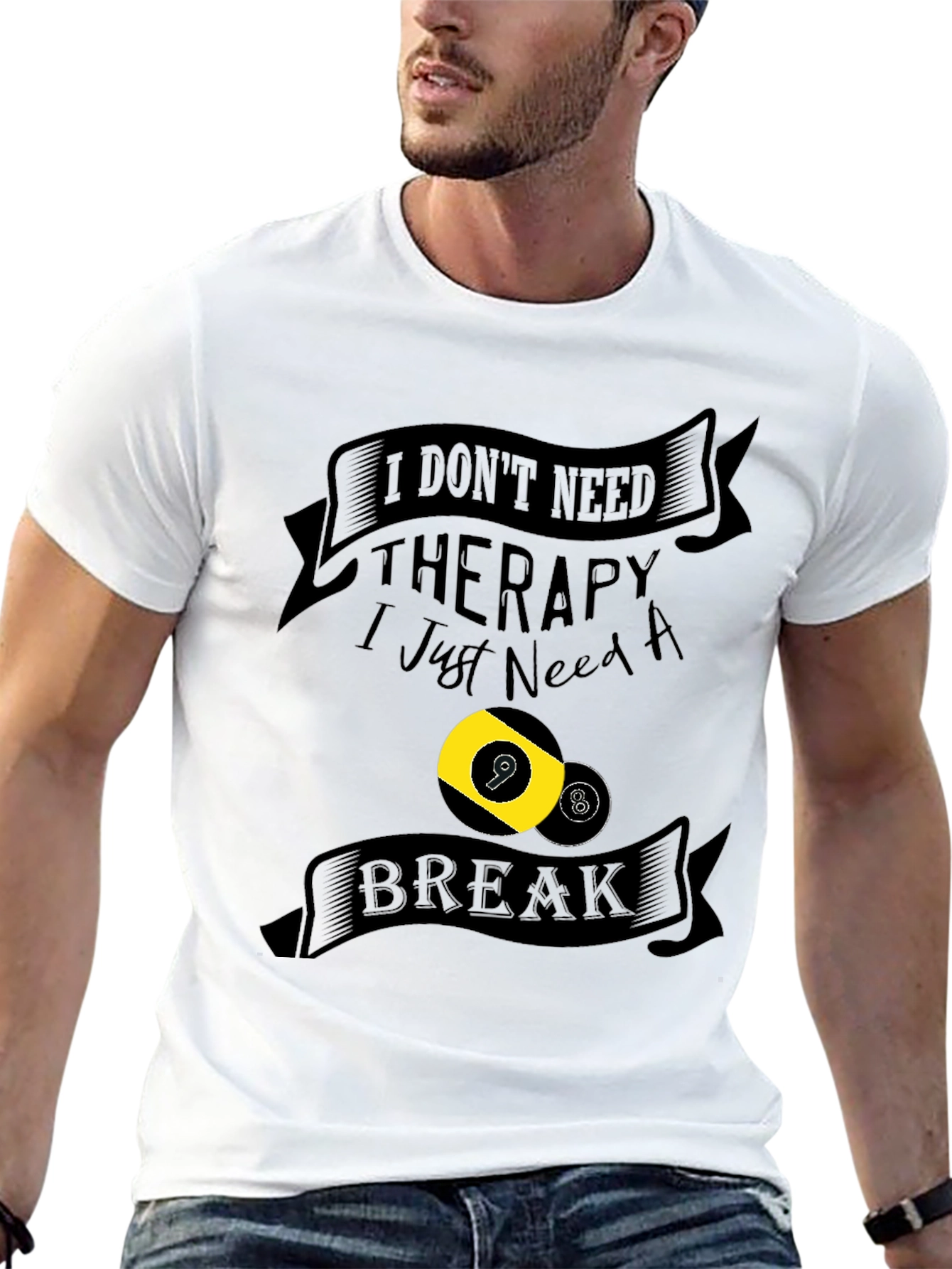 Therapy Break Billiards Graphic Tee