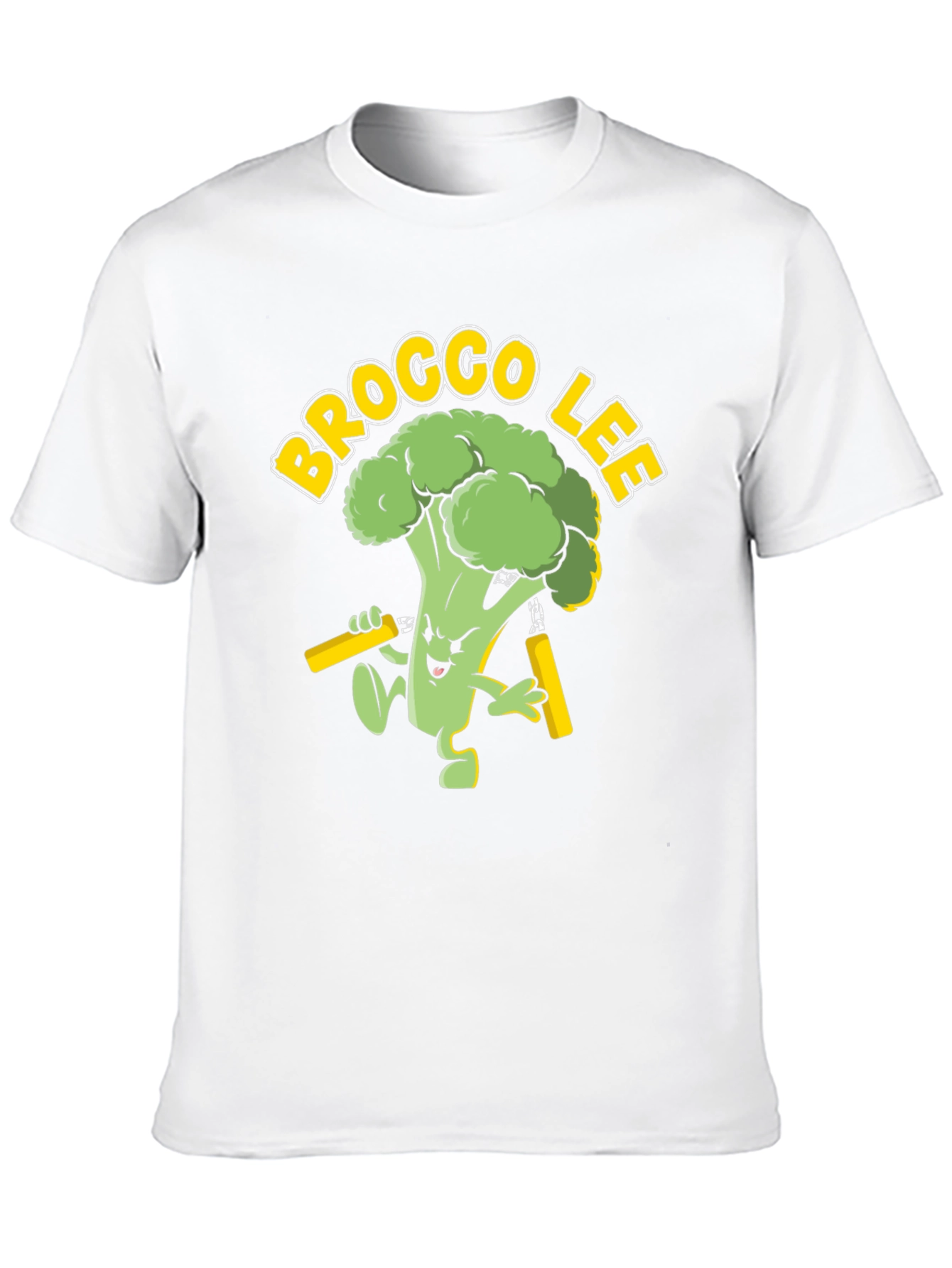 Brocco Lee Graphic Tee - Martial Arts Broccoli!