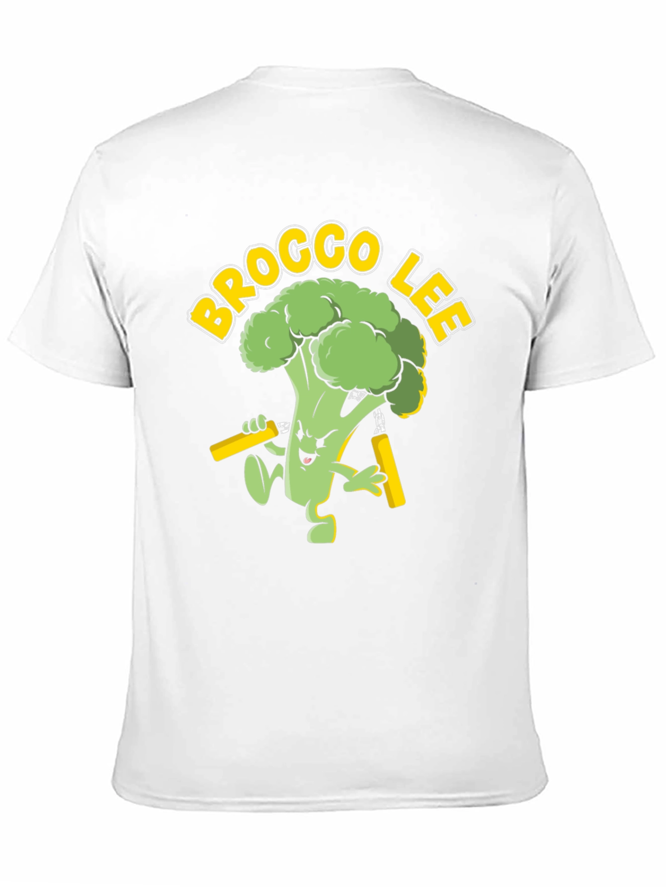 Brocco Lee Graphic Tee - Martial Arts Broccoli!