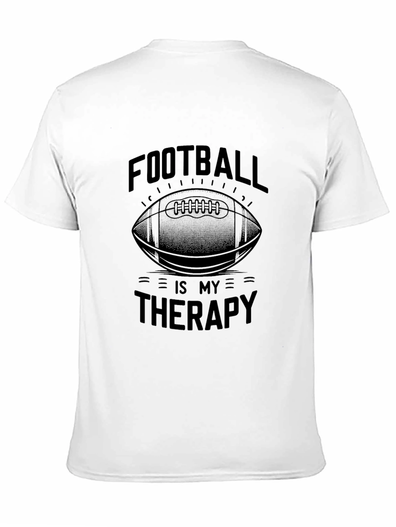 Football Is My Therapy Graphic T-Shirt
