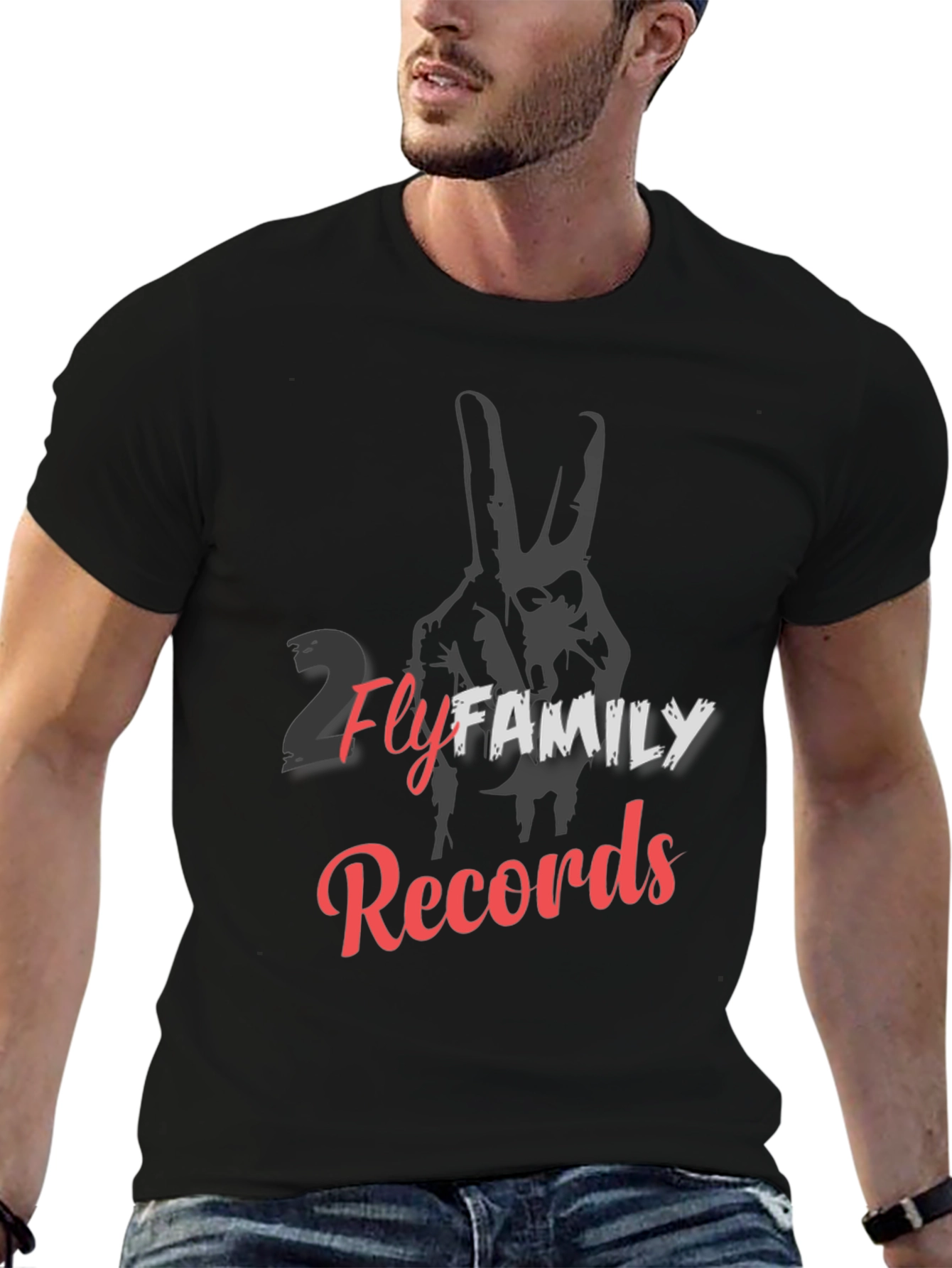 2 Fly Family Records Graphic T-Shirt