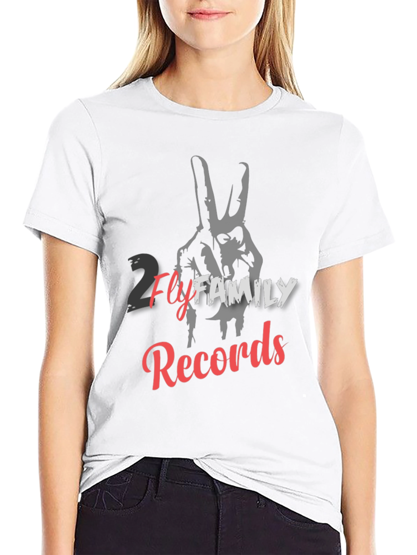 2 Fly Family Records Graphic T-Shirt