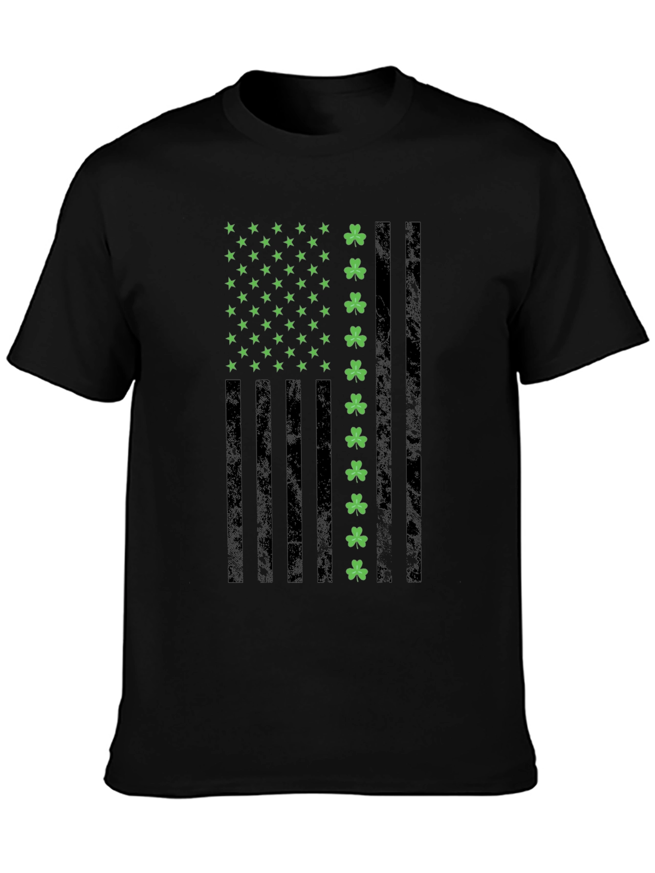 Shamrock USA Flag Graphic T-Shirt