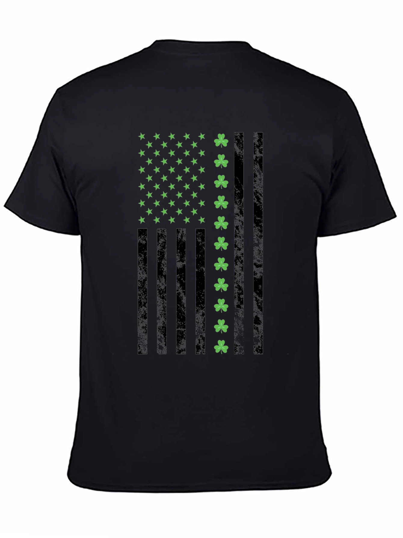 Shamrock USA Flag Graphic T-Shirt
