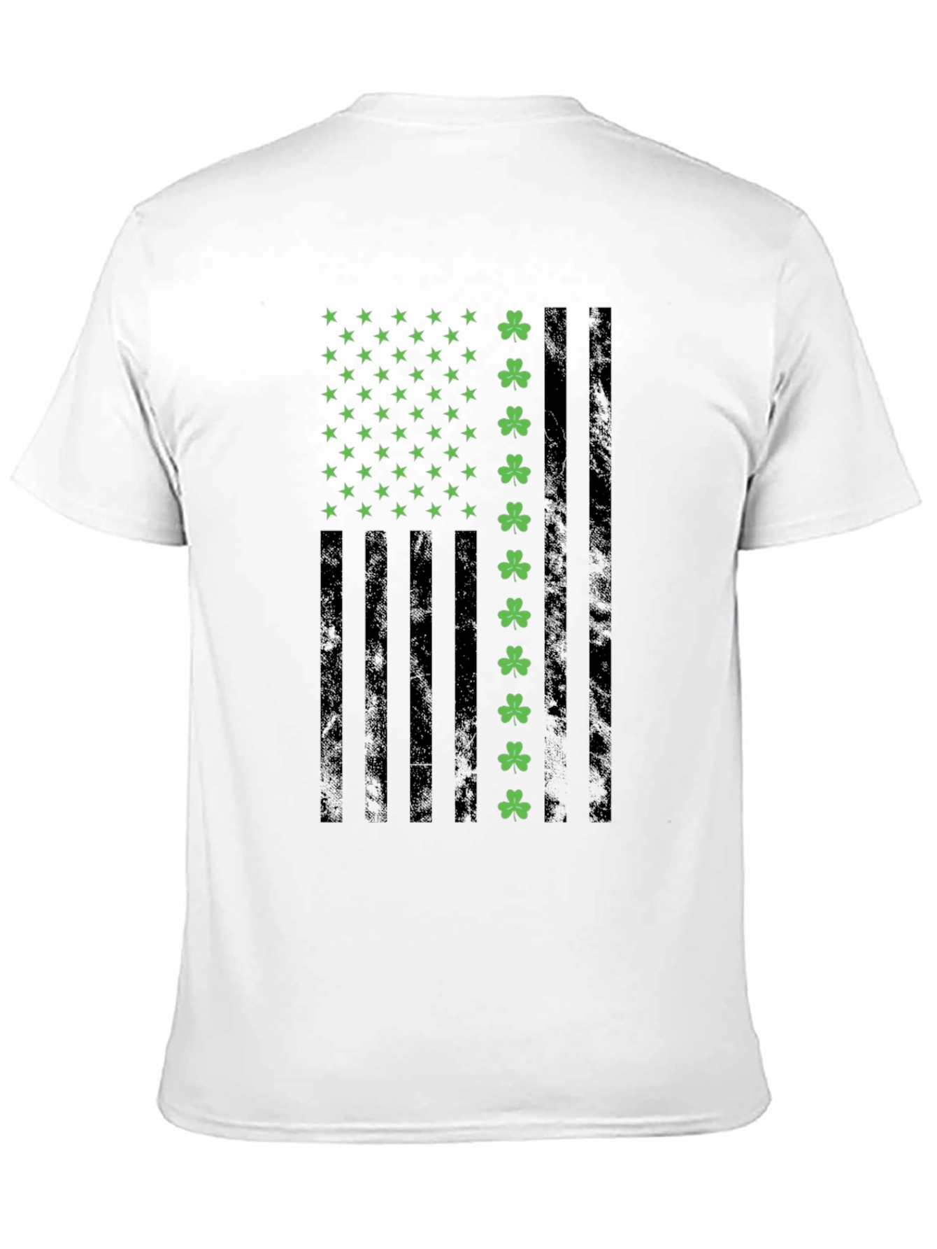 Shamrock USA Flag Graphic T-Shirt