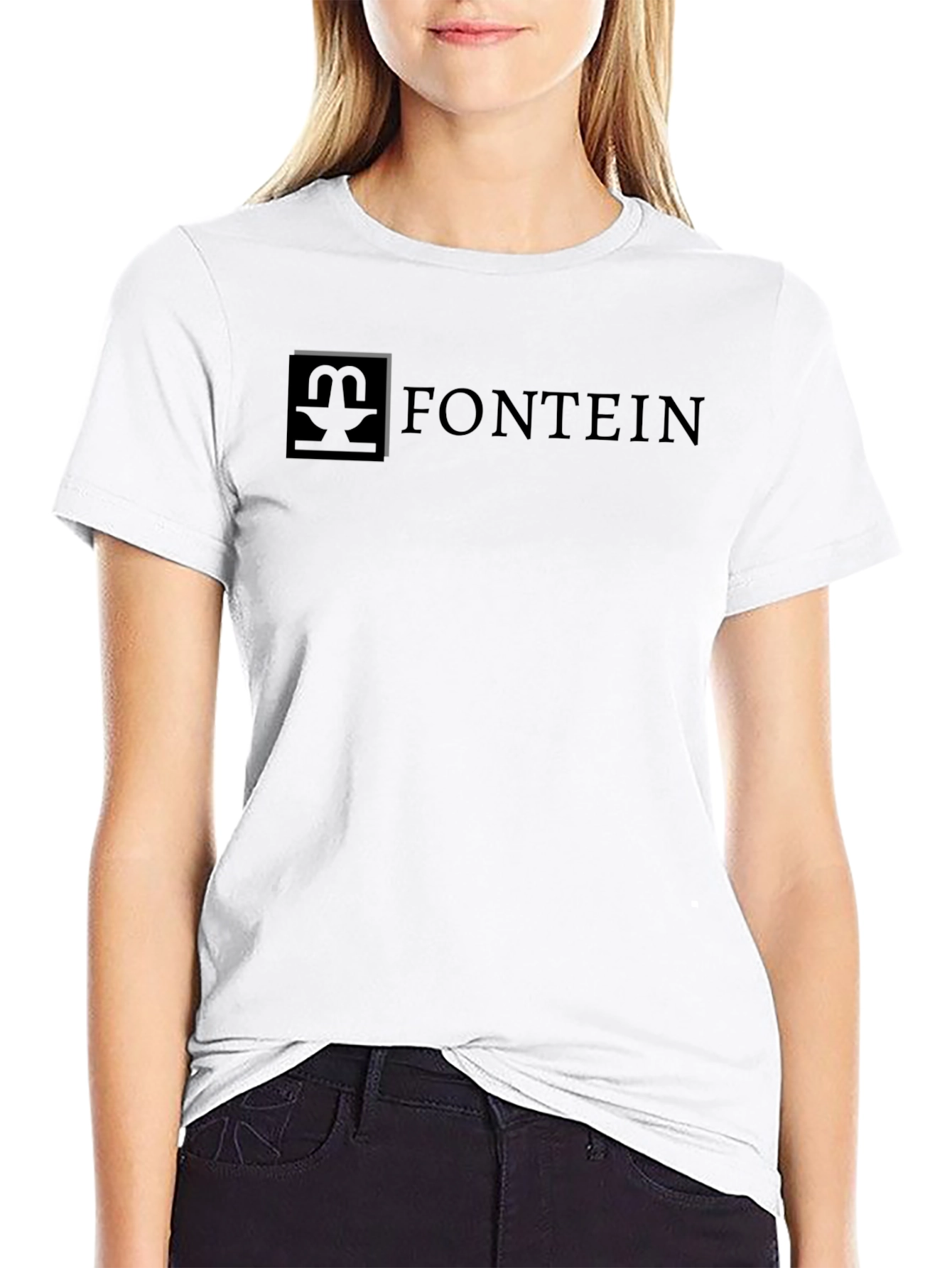 Fountain Logo Black T-Shirt