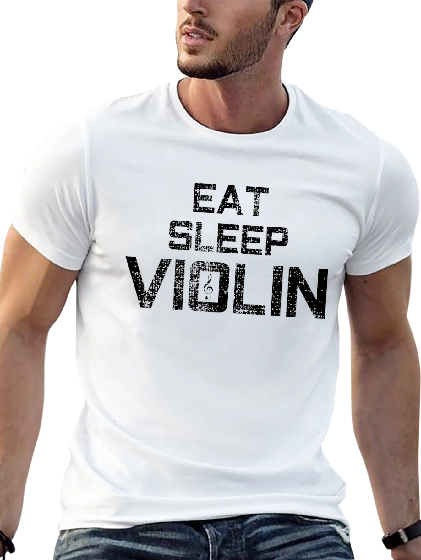 Eat Sleep Violin T-Shirt - Musician Tee