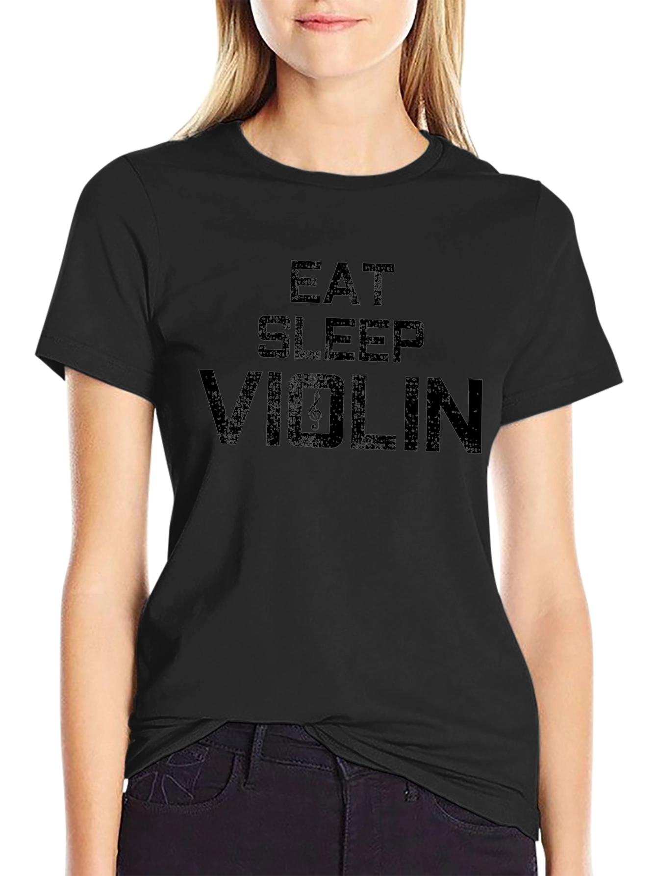 Eat Sleep Violin T-Shirt - Musician Tee
