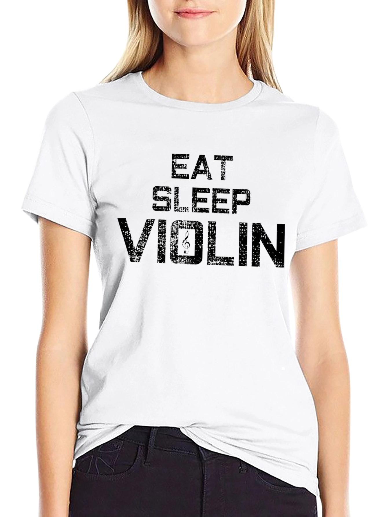 Eat Sleep Violin T-Shirt - Musician Tee