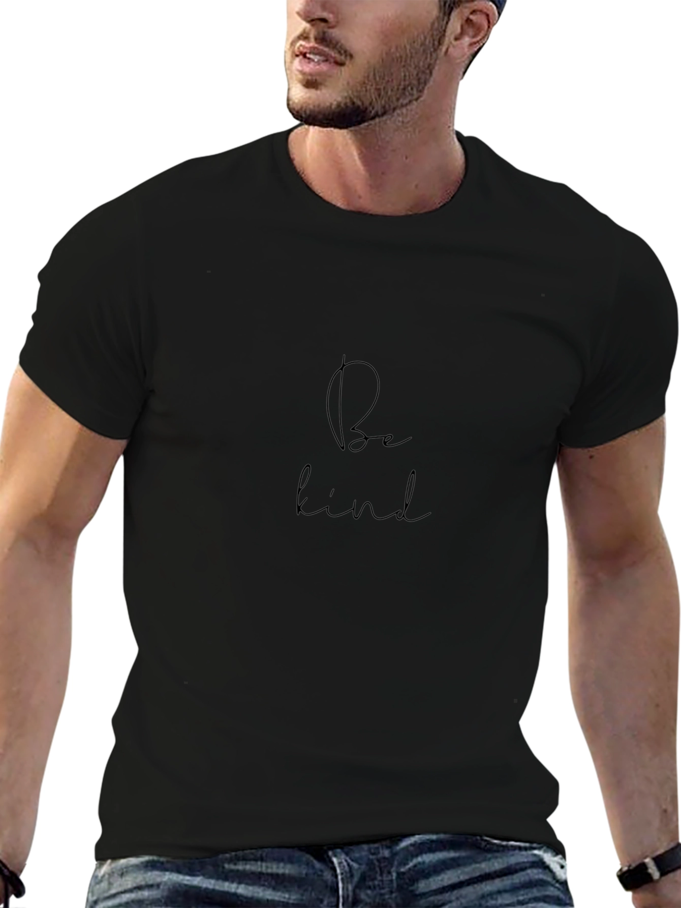 Be Kind Black T-Shirt - Stylish Comfort