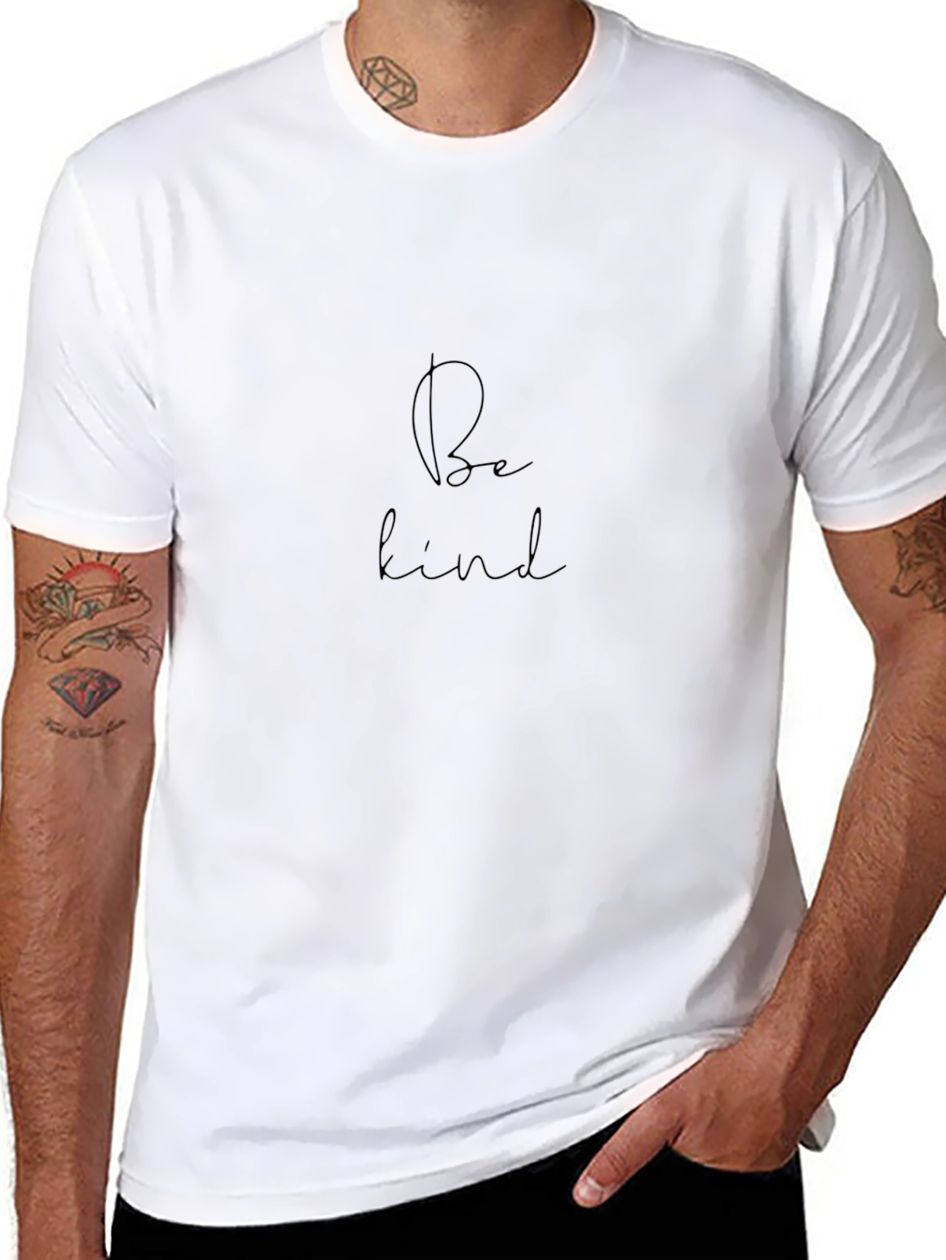 Be Kind Black T-Shirt - Stylish Comfort