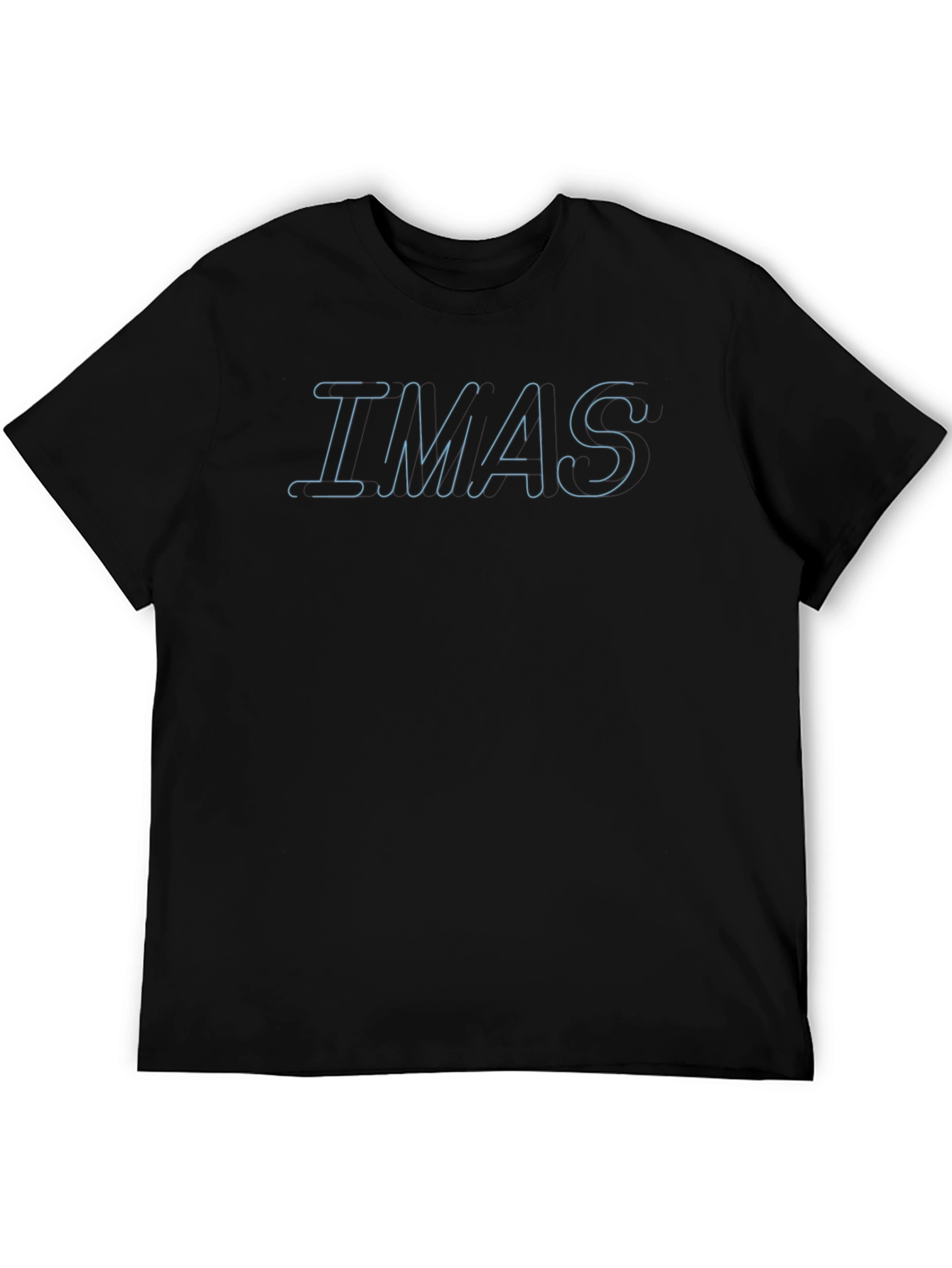 IMAS Graphic Tee - Casual Black T-Shirt